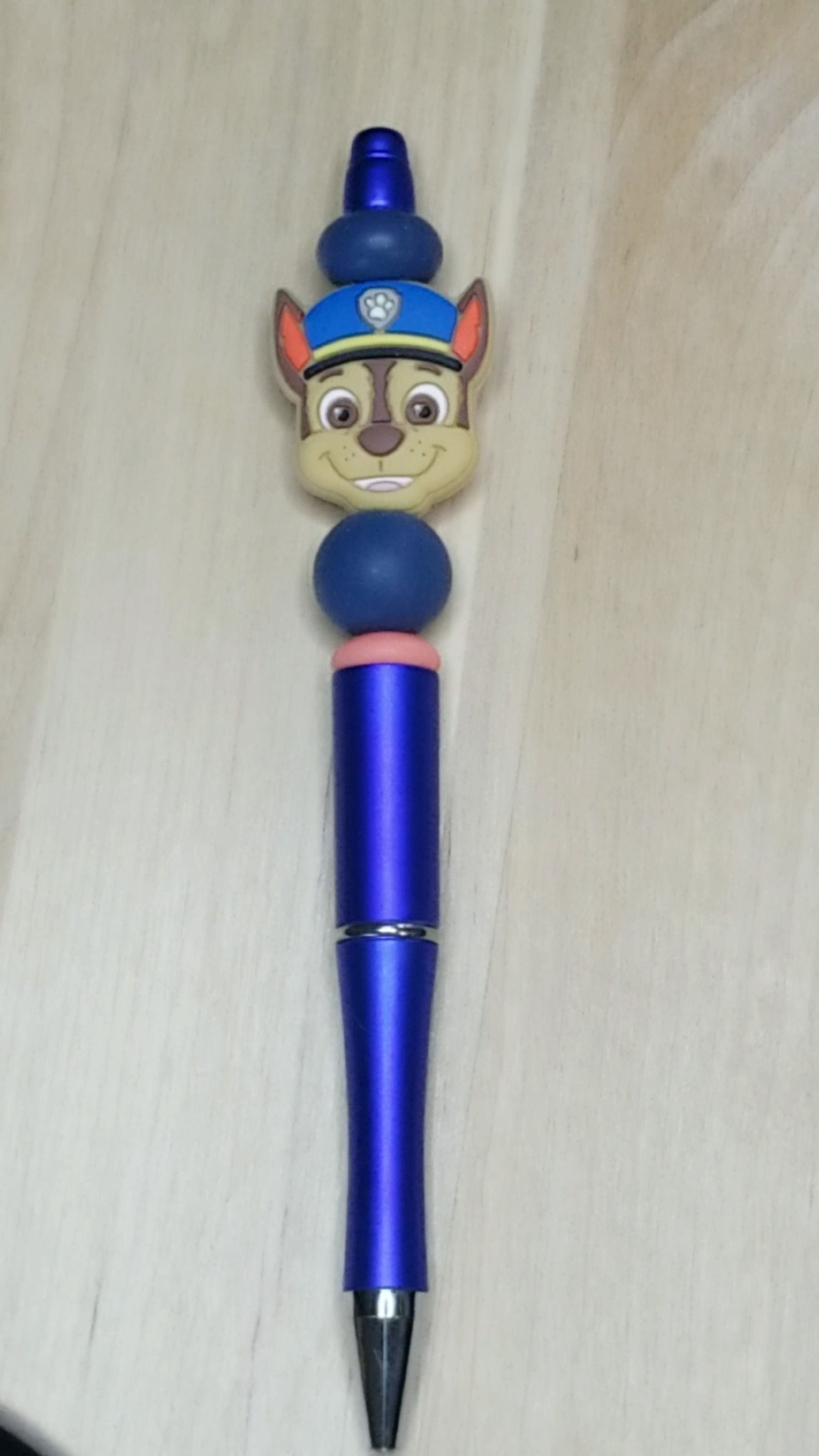 Cartoon Dog Silicone Beaded Pen