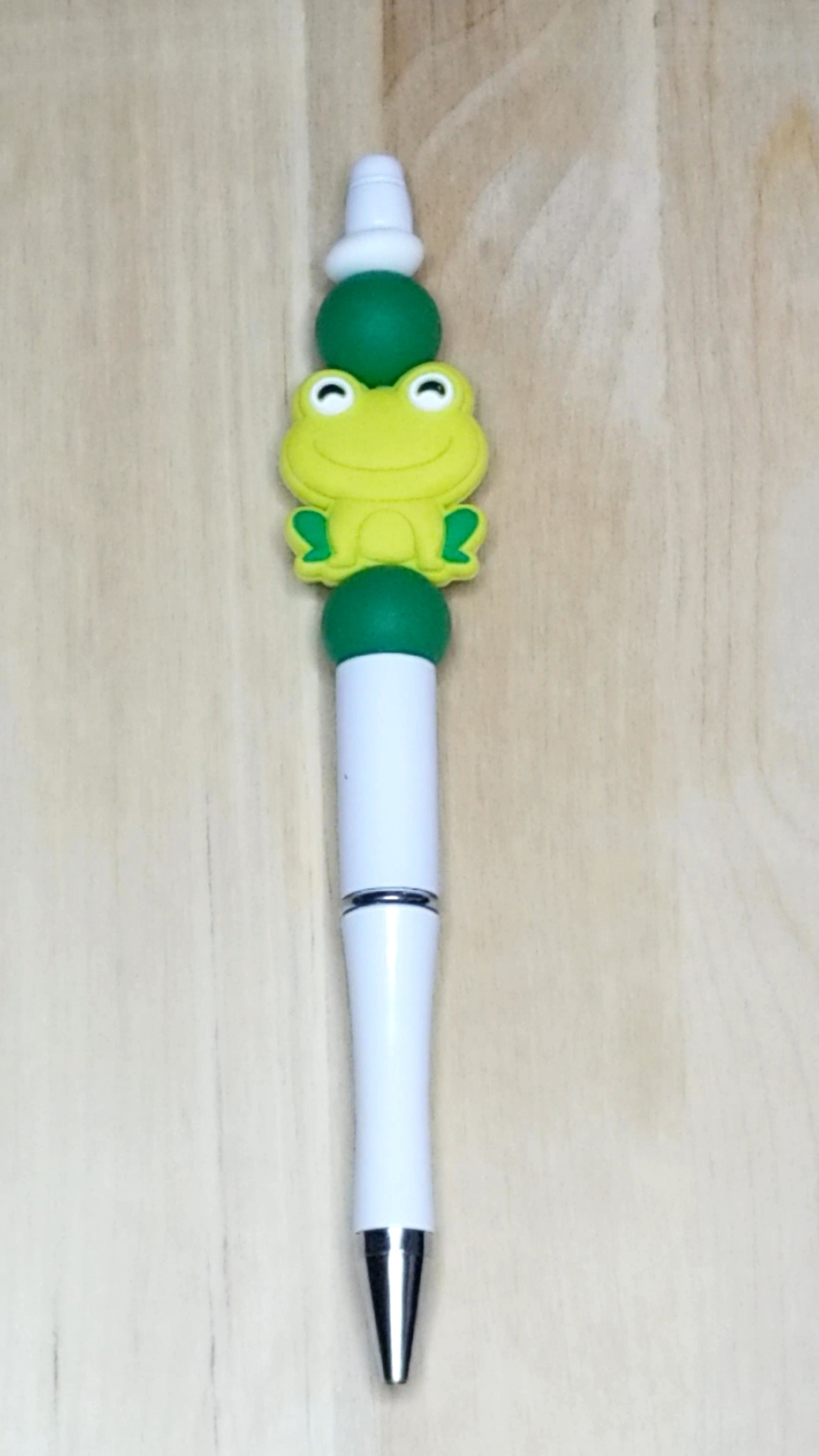 Frog Silicone Beaded Pen