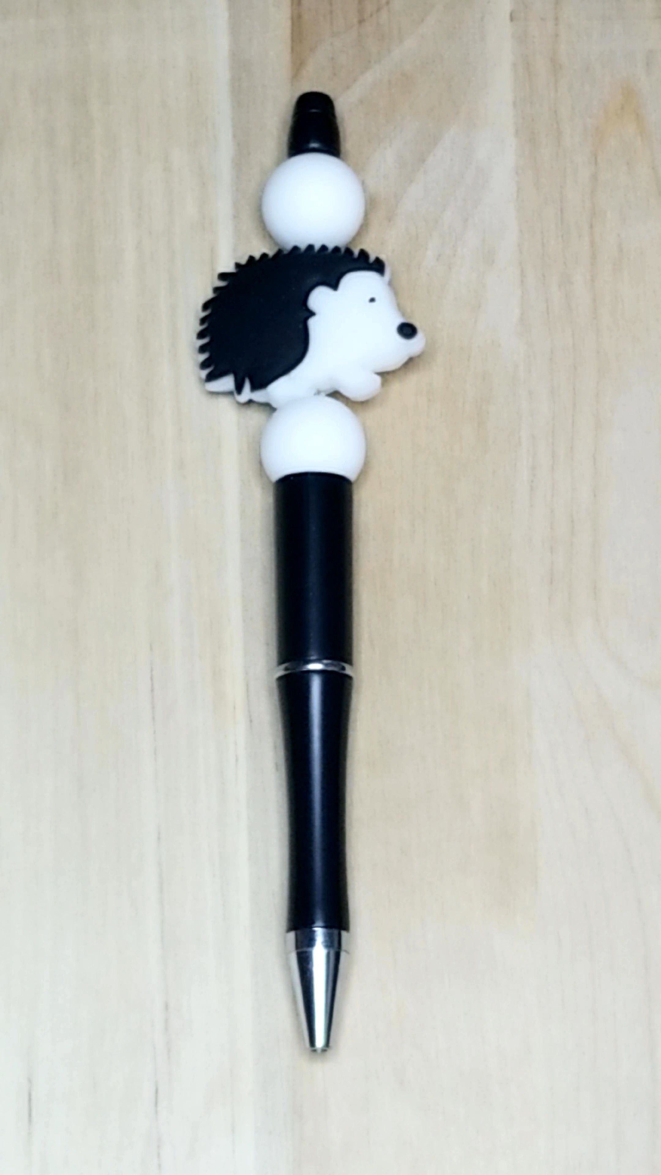 Hedgehog Silicone Beaded Pen