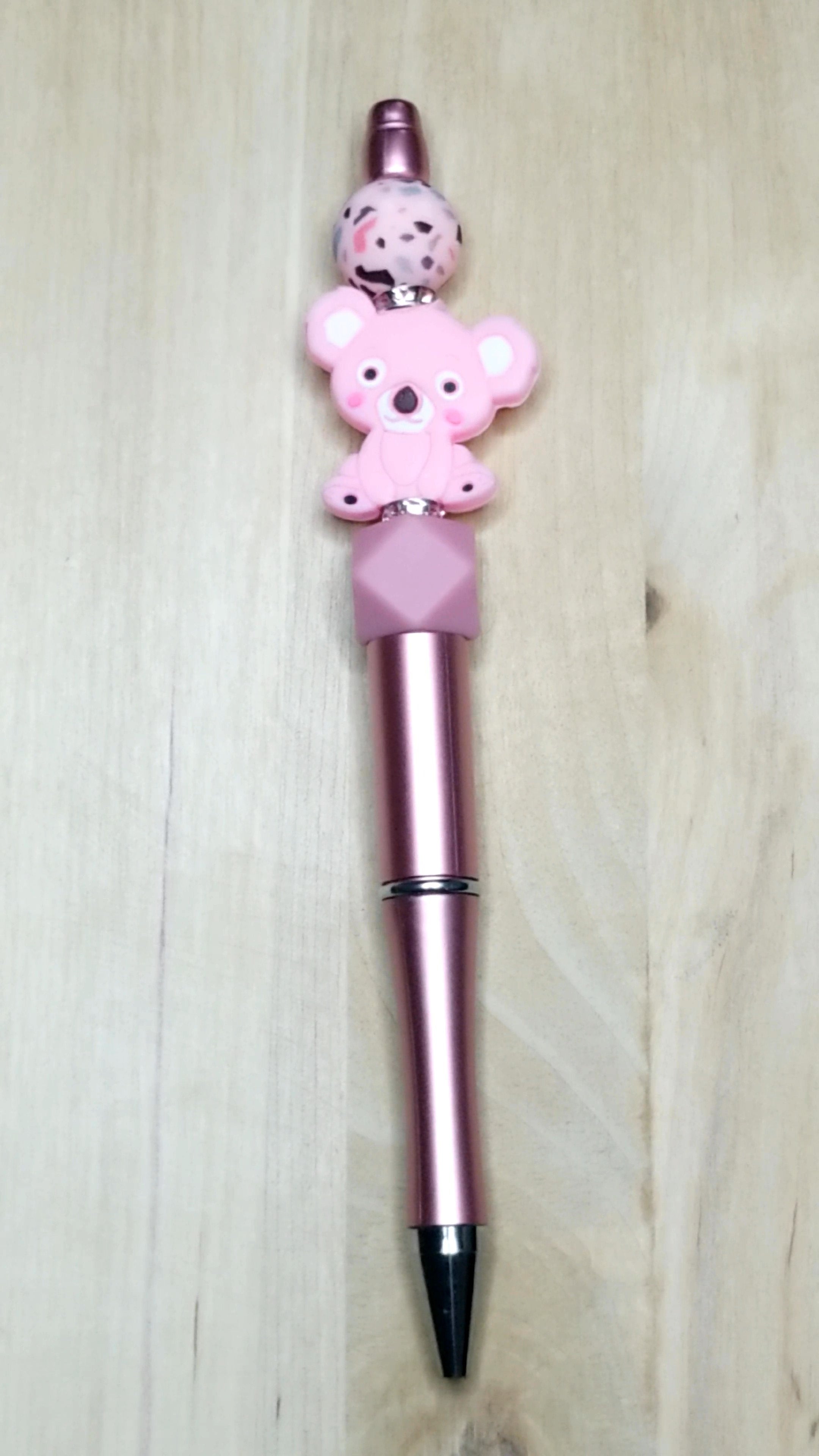 Koala Silicone Beaded Pen
