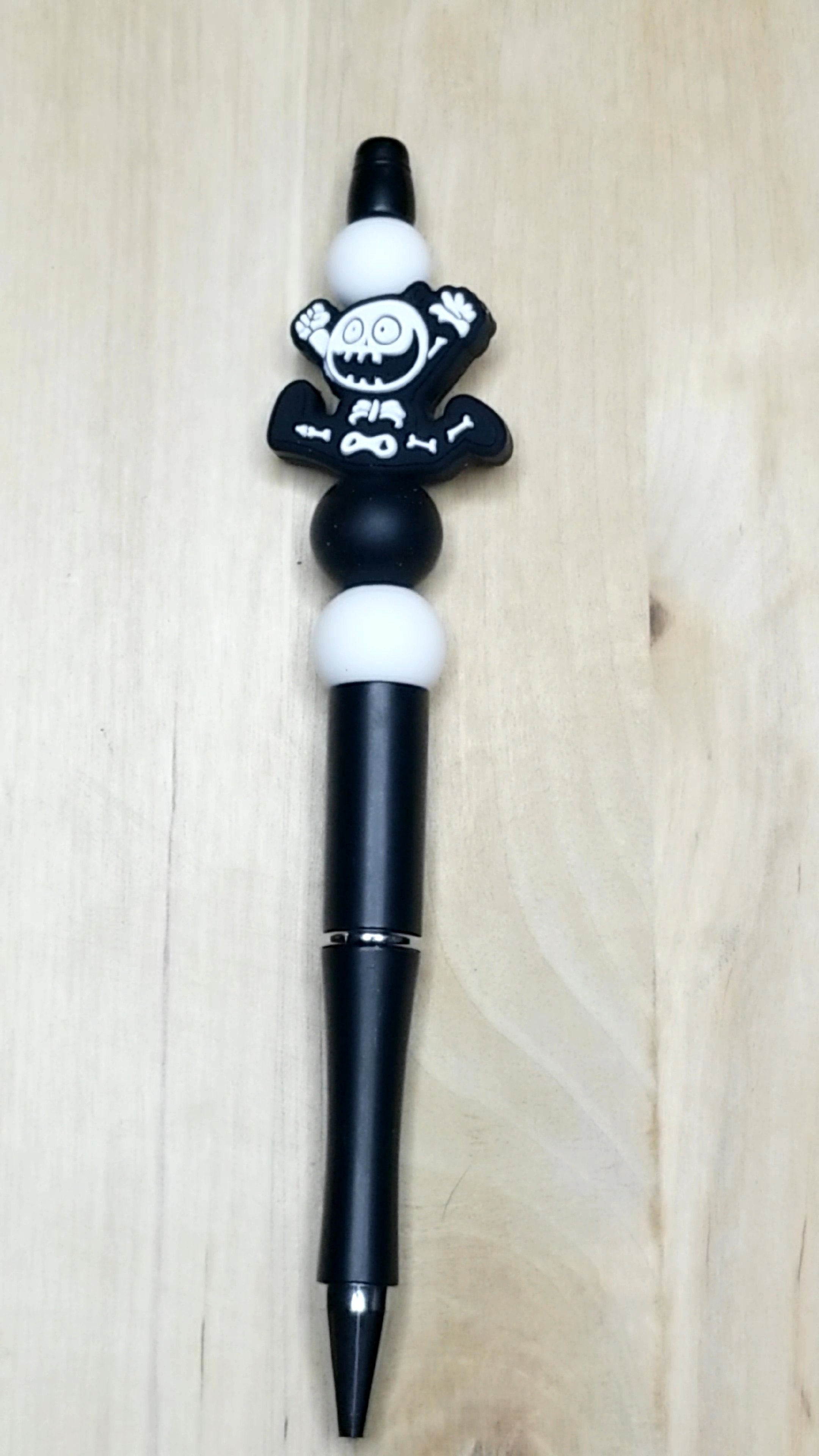 Skeleton Silicone Beaded Pen