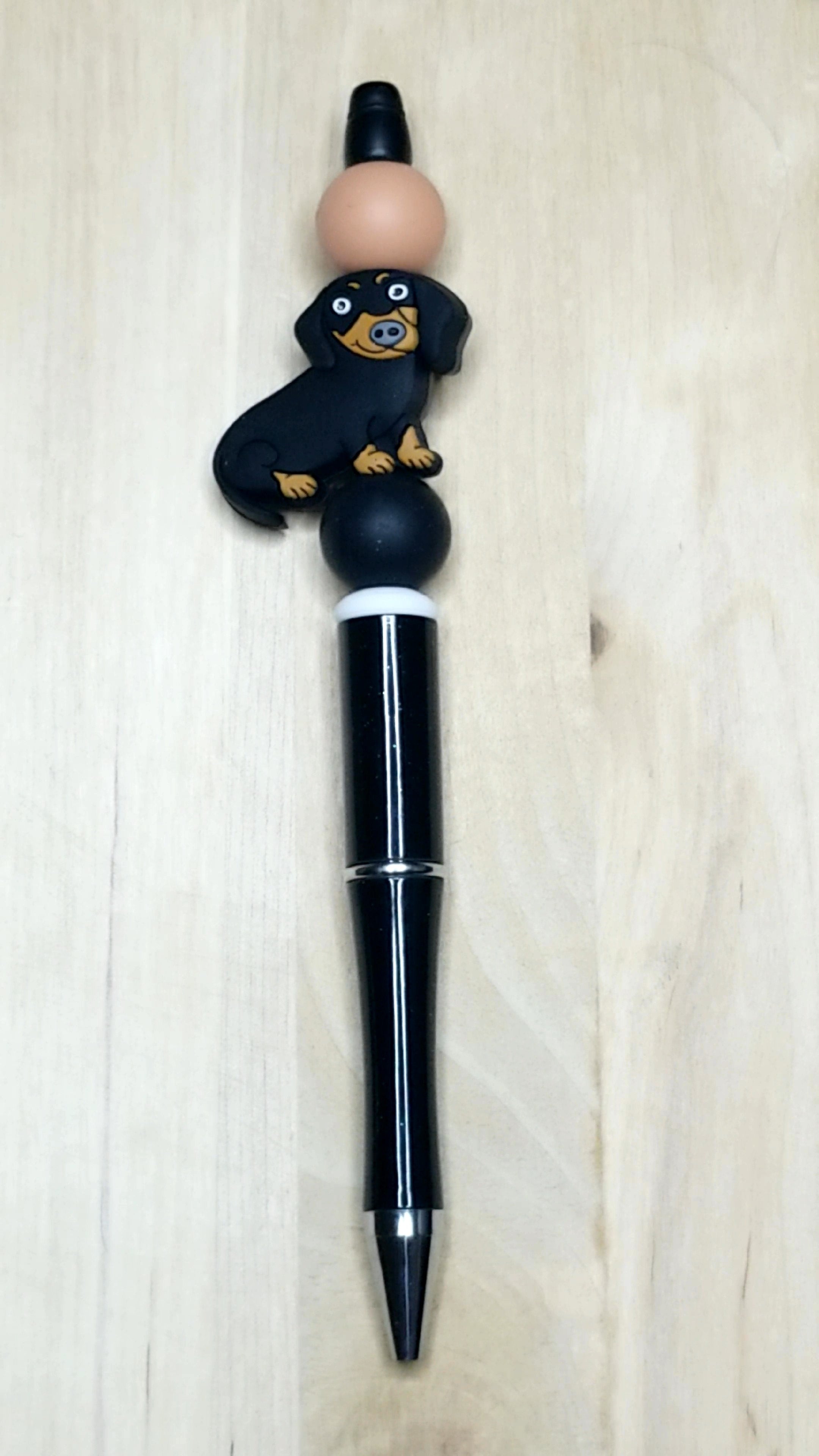 Dog Silicone Beaded Pen