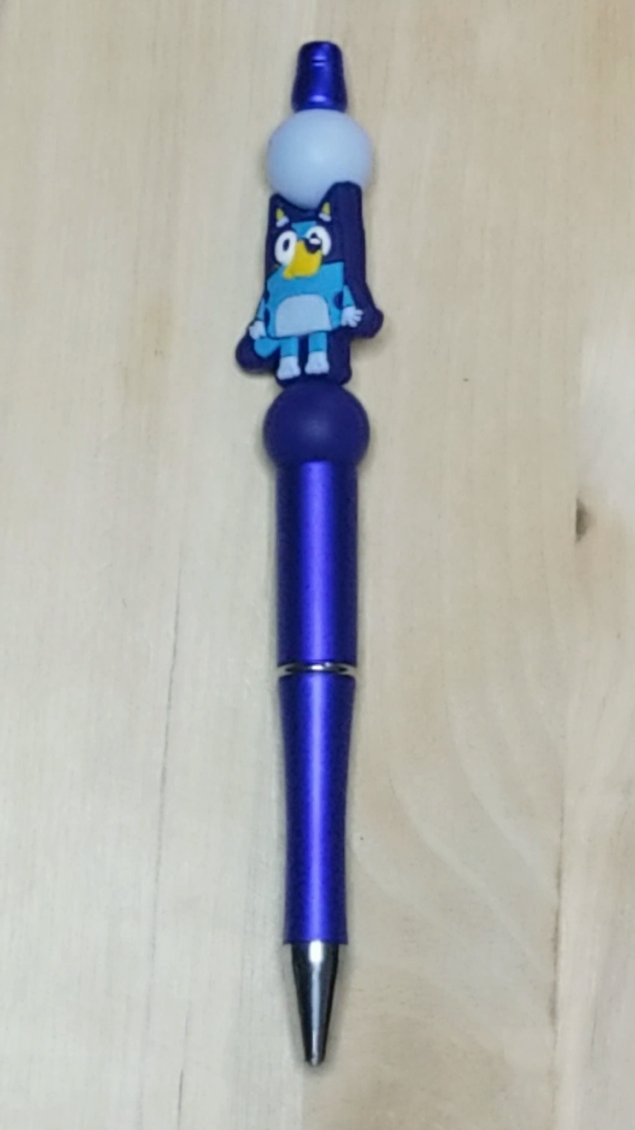Cartoon Dog Silicone Beaded Pen