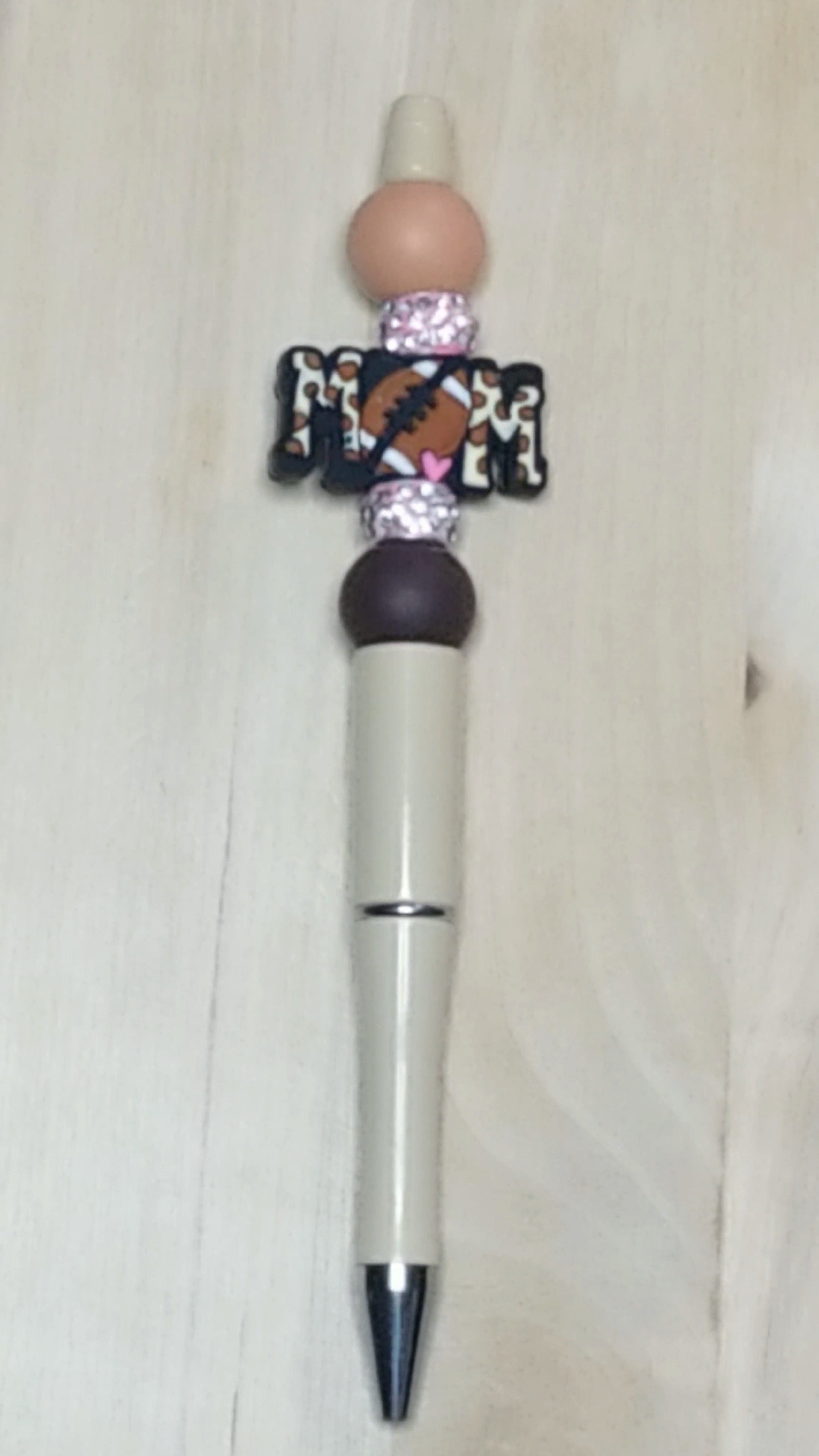 Mom Silicone Beaded Pen
