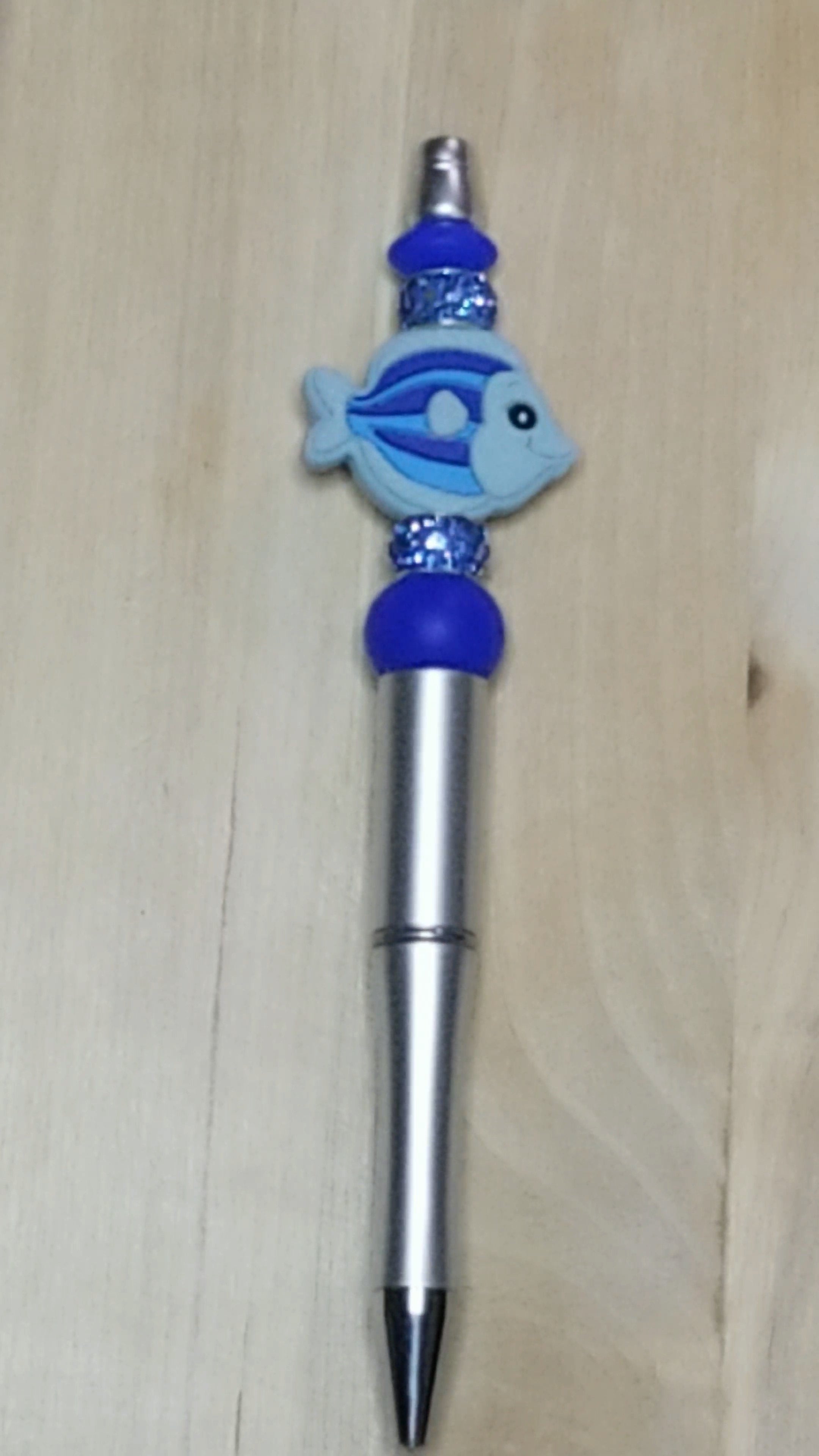 Fish Silicone Beaded Pen