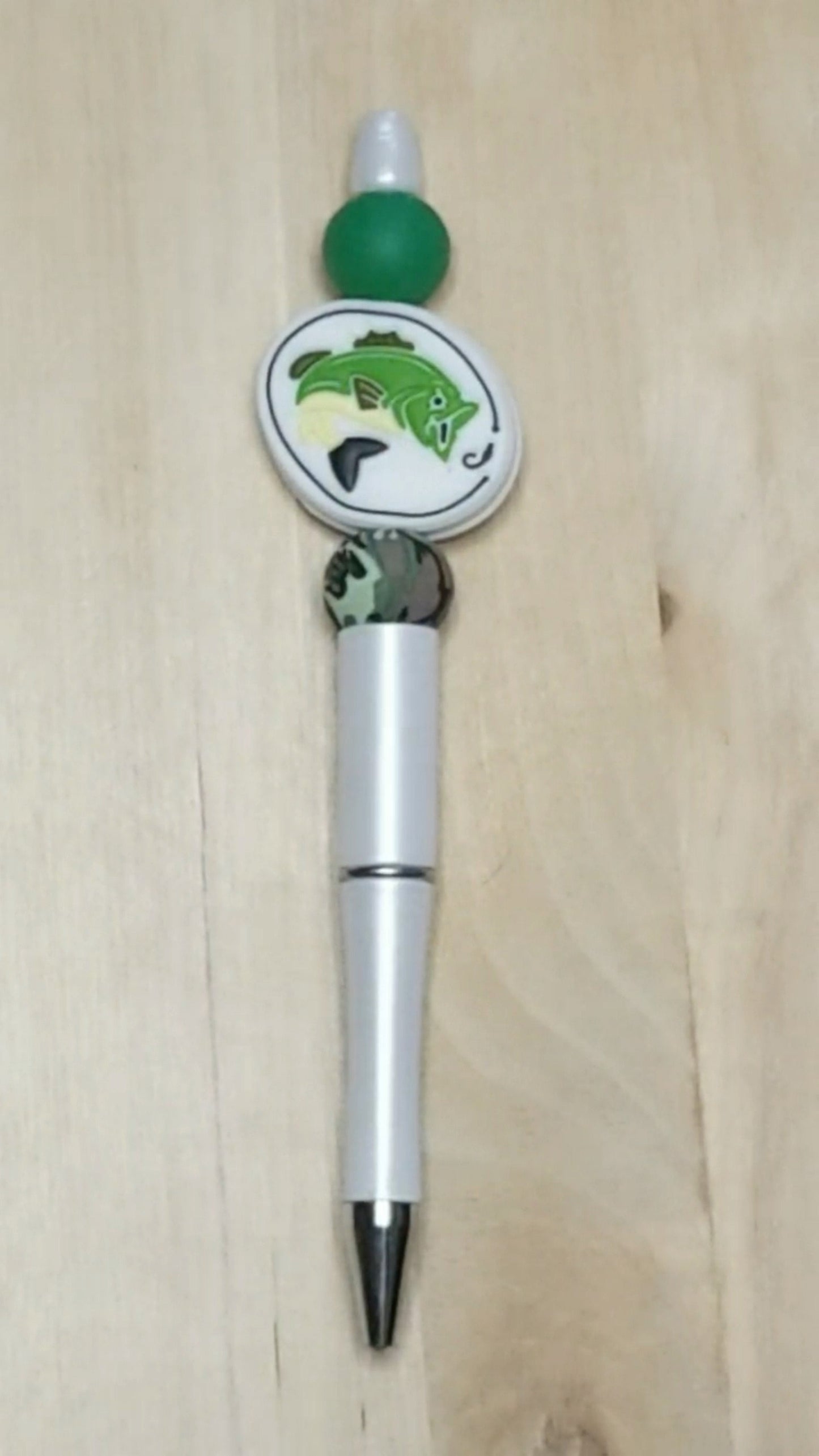 Bass Silicone Beaded Pen