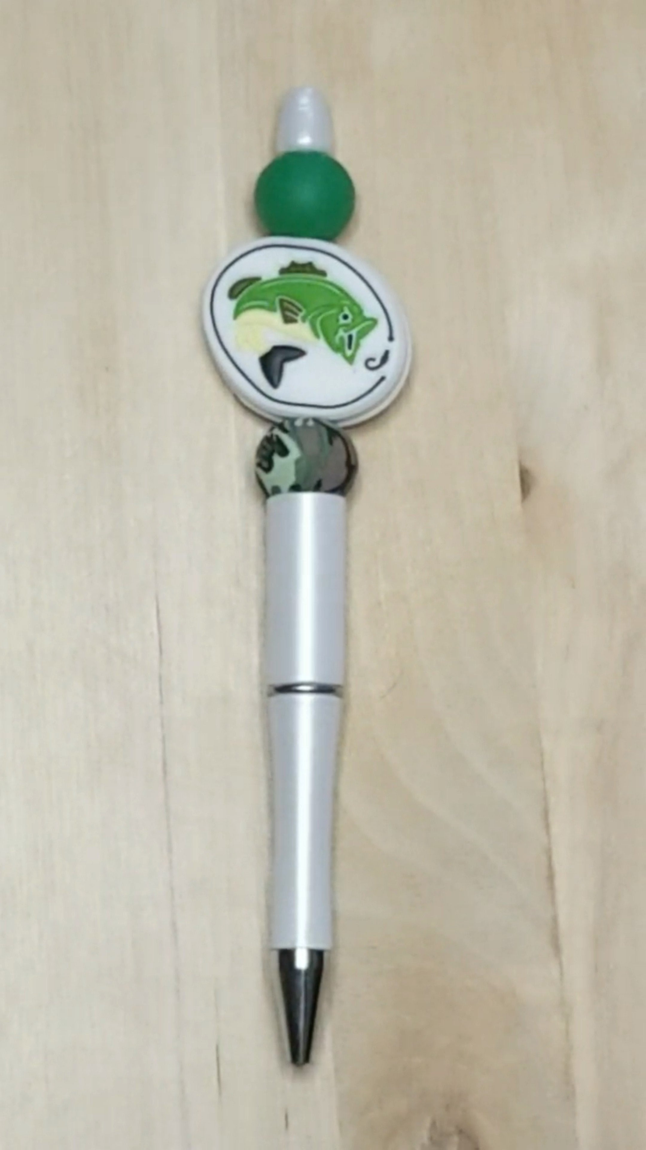 Bass Silicone Beaded Pen