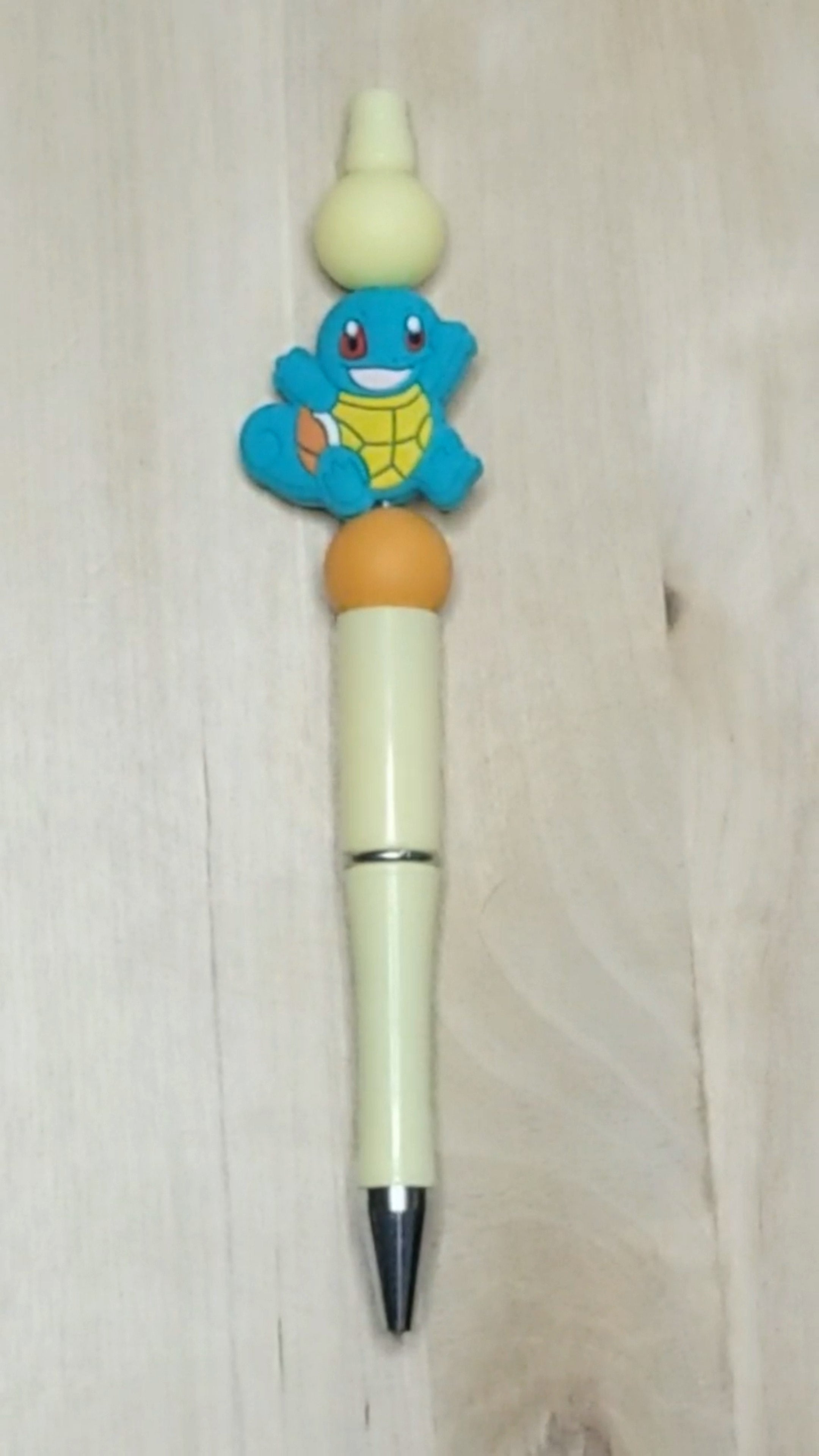 Turtle Silicone Beaded Pen