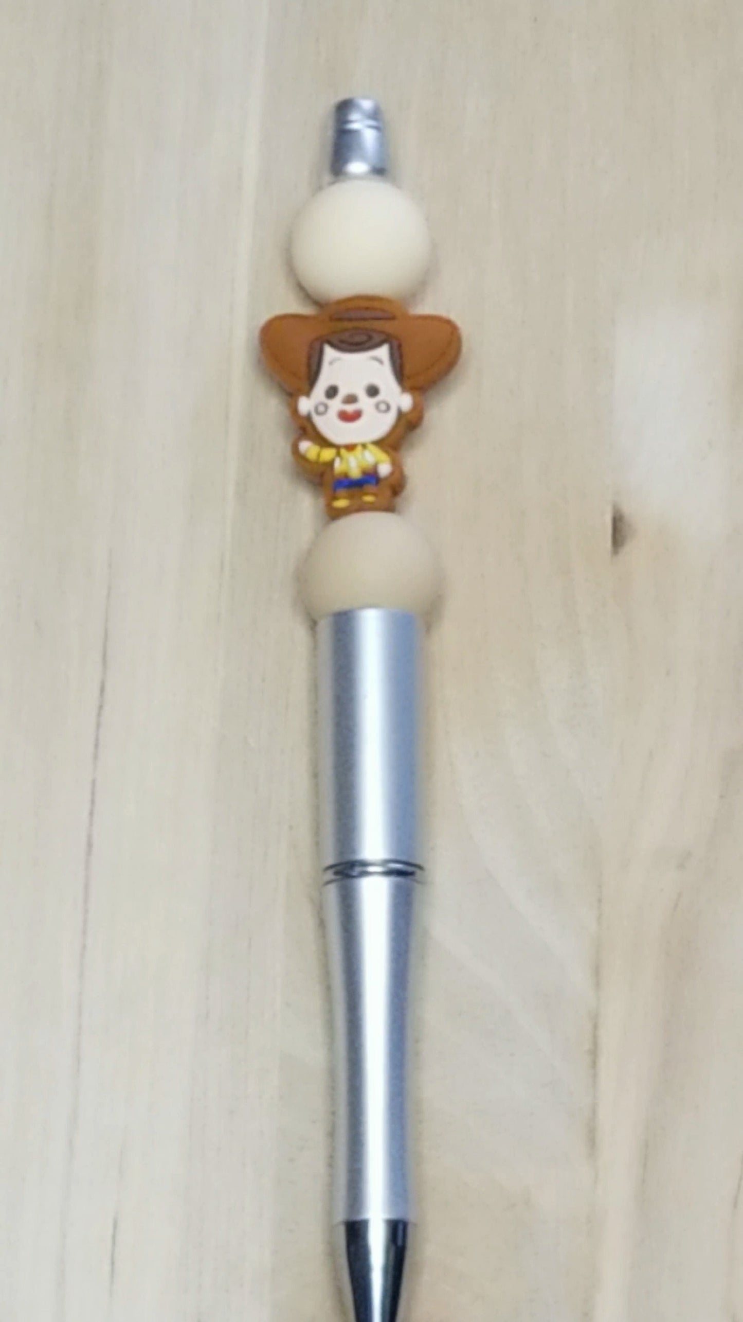 Cowboy Silicone Beaded Pen
