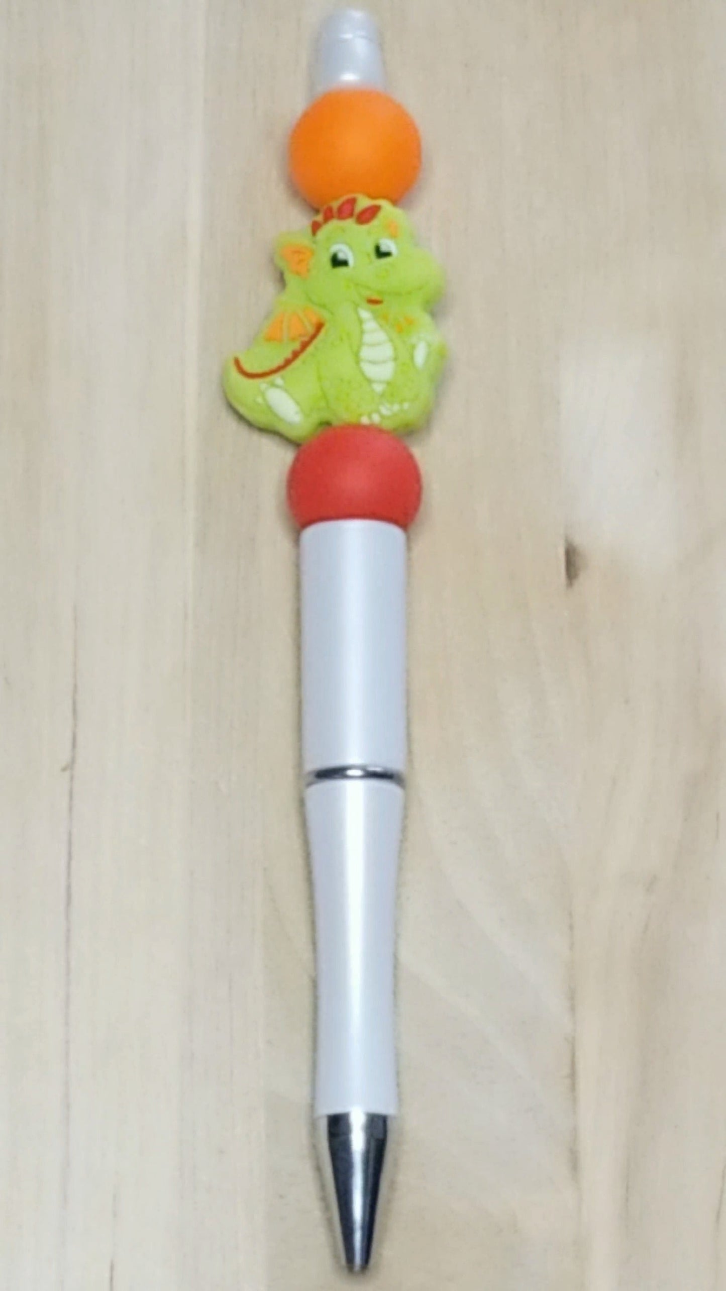 Dragon Silicone Beaded Pen