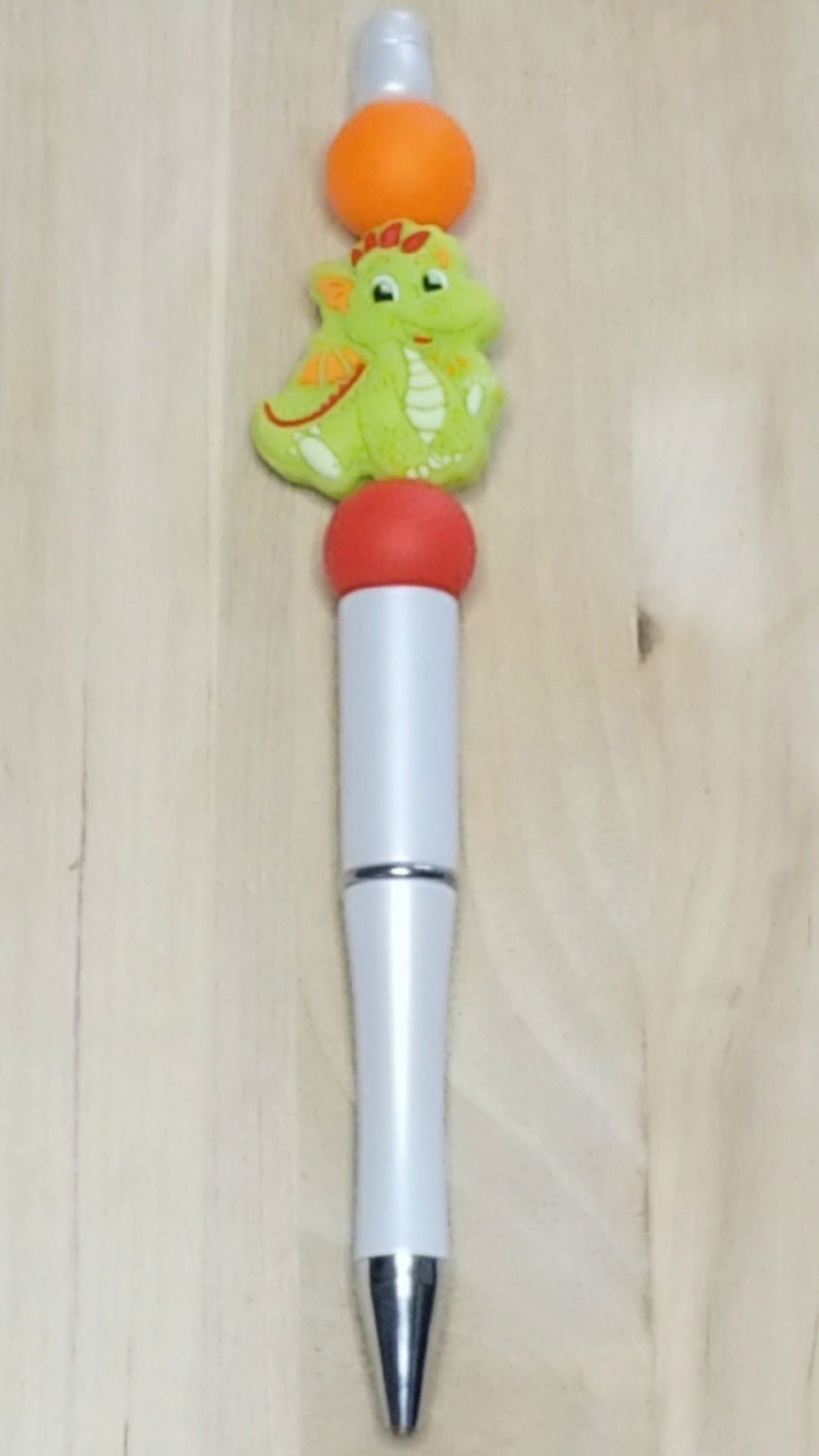 Dragon Silicone Beaded Pen