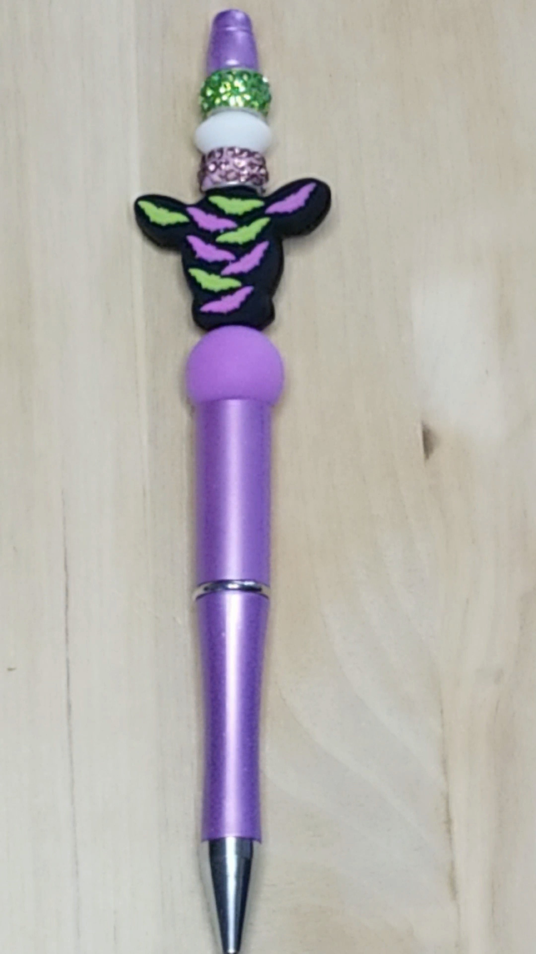 Cow Silicone Beaded Pen