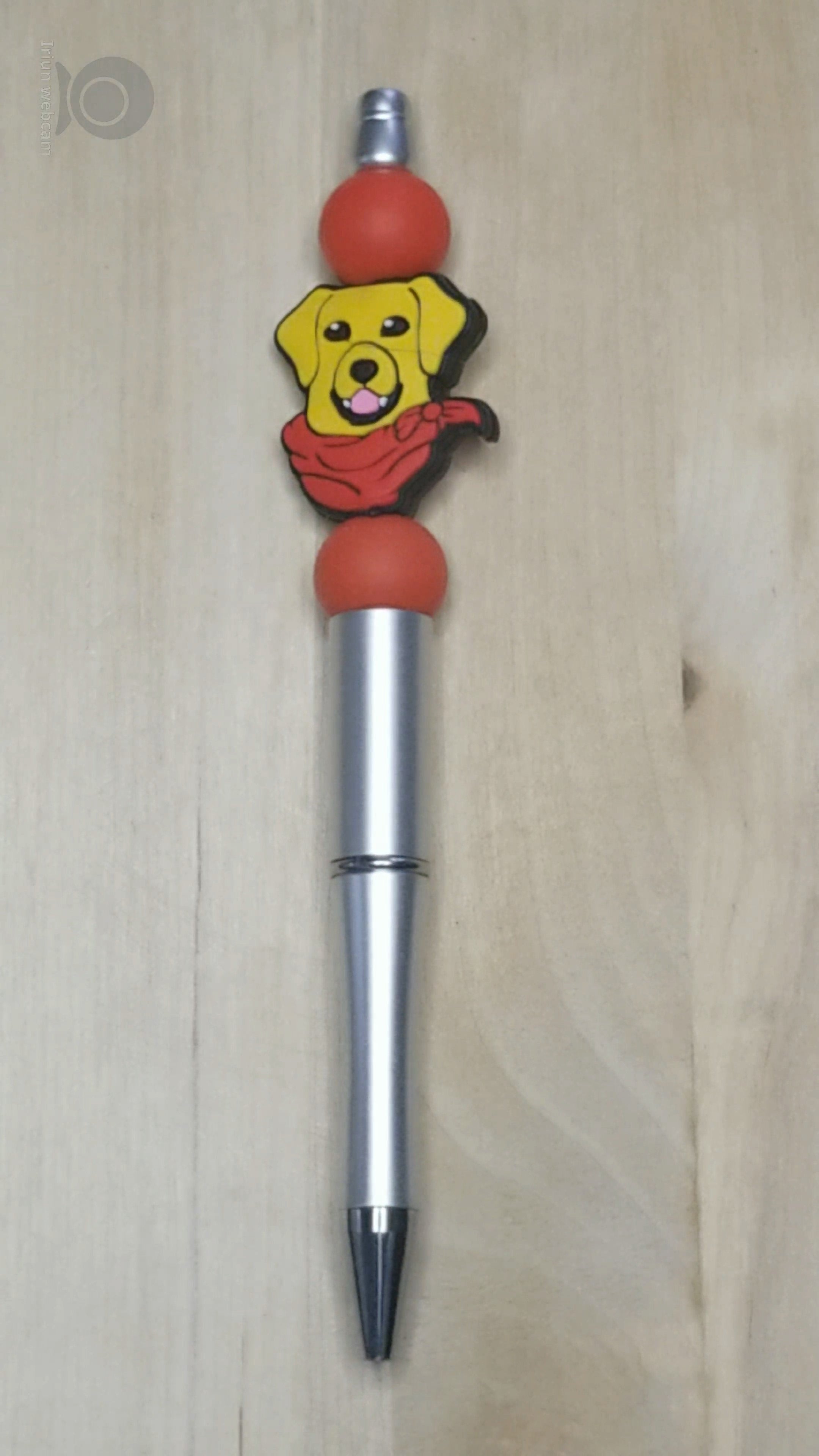 Dog Silicone Beaded Pen