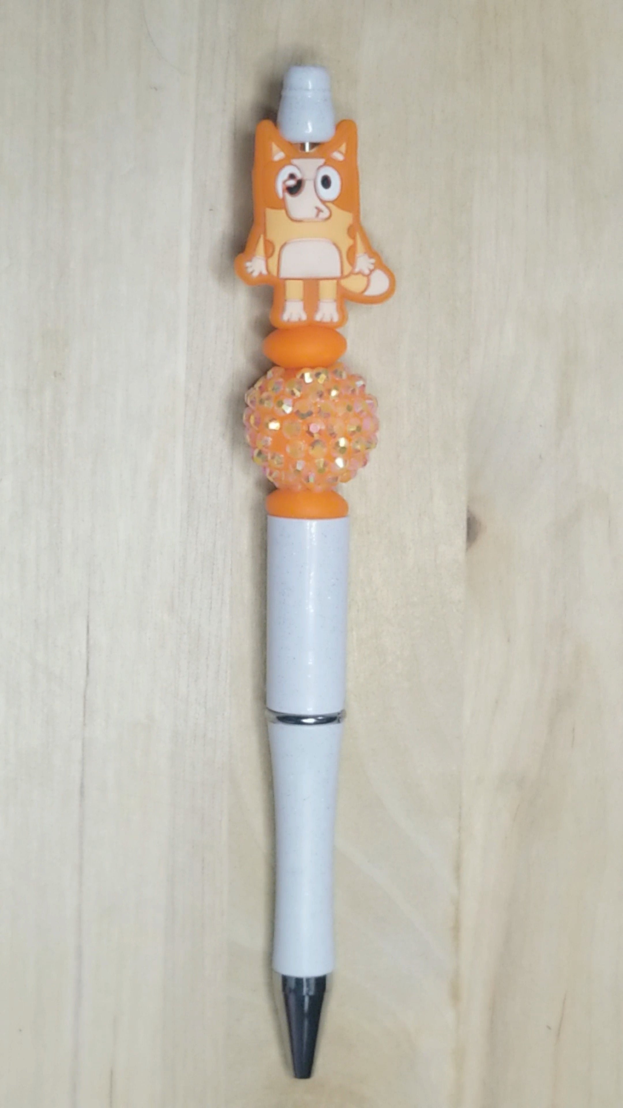 Cartoon Dog Silicone Beaded Pen