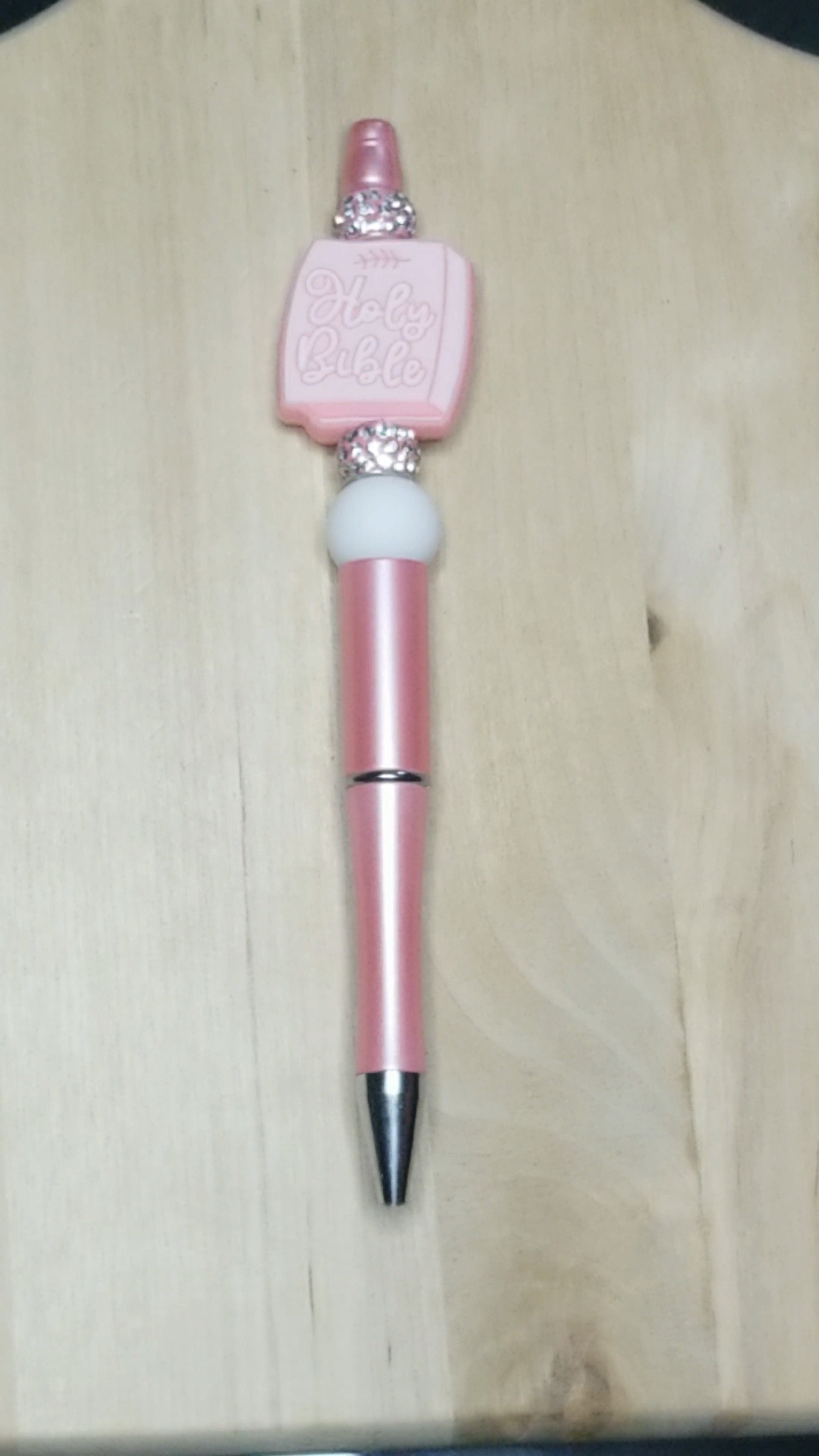 Holy Bible Silicone Beaded Pen