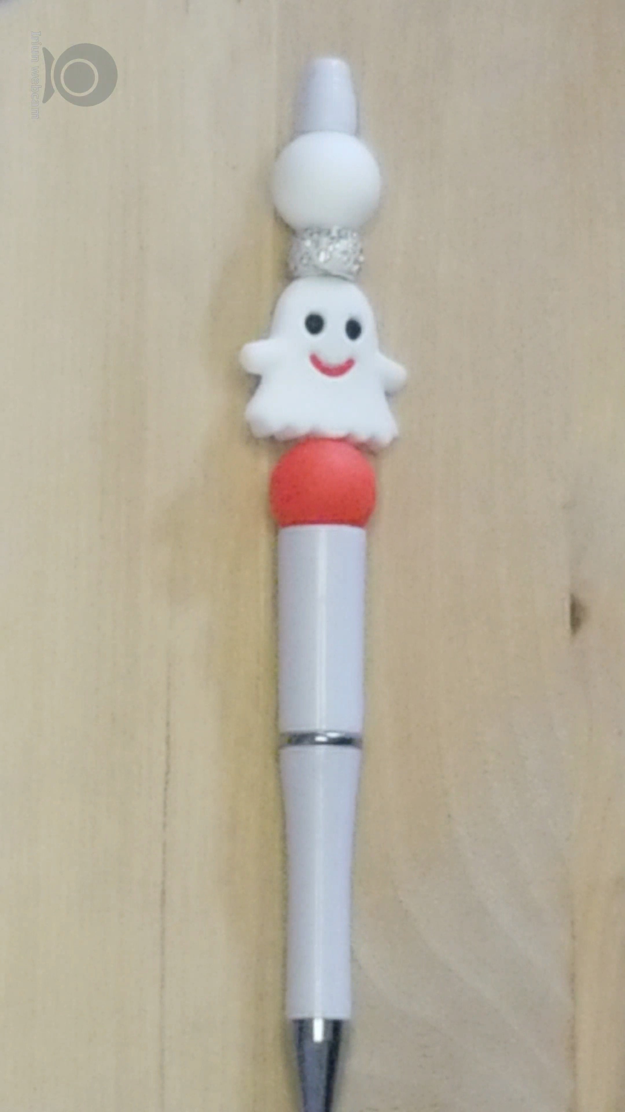 Ghost Silicone Beaded Pen