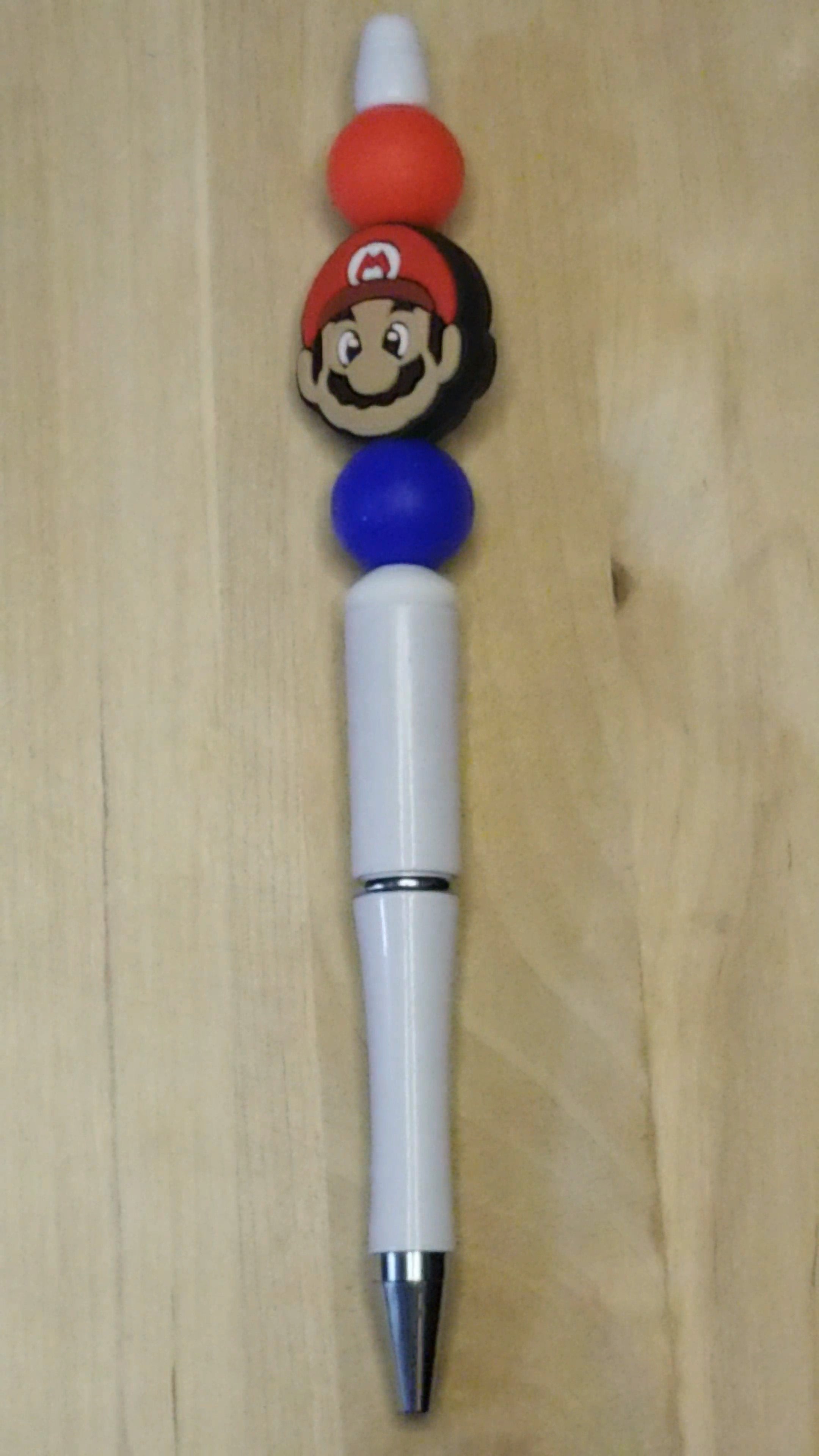 Video Game Silicone Beaded Pen