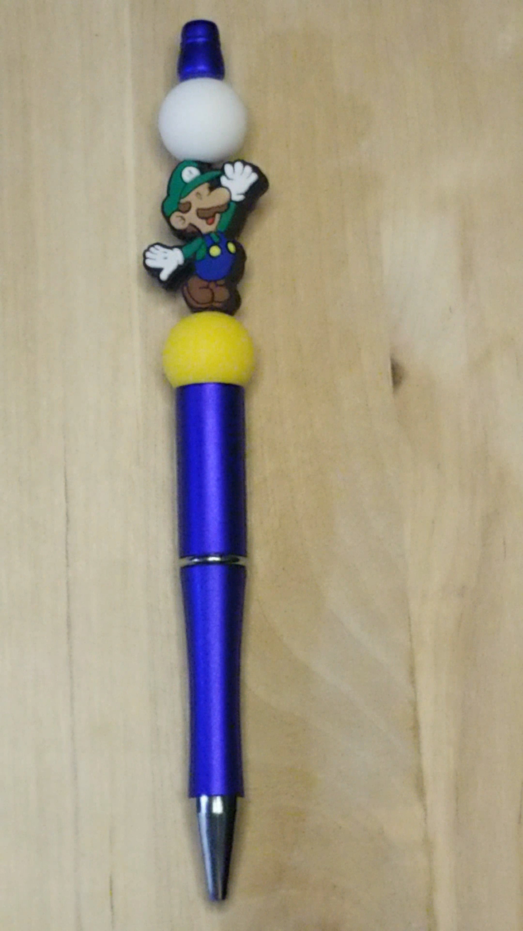 Video Game Silicone Beaded Pen