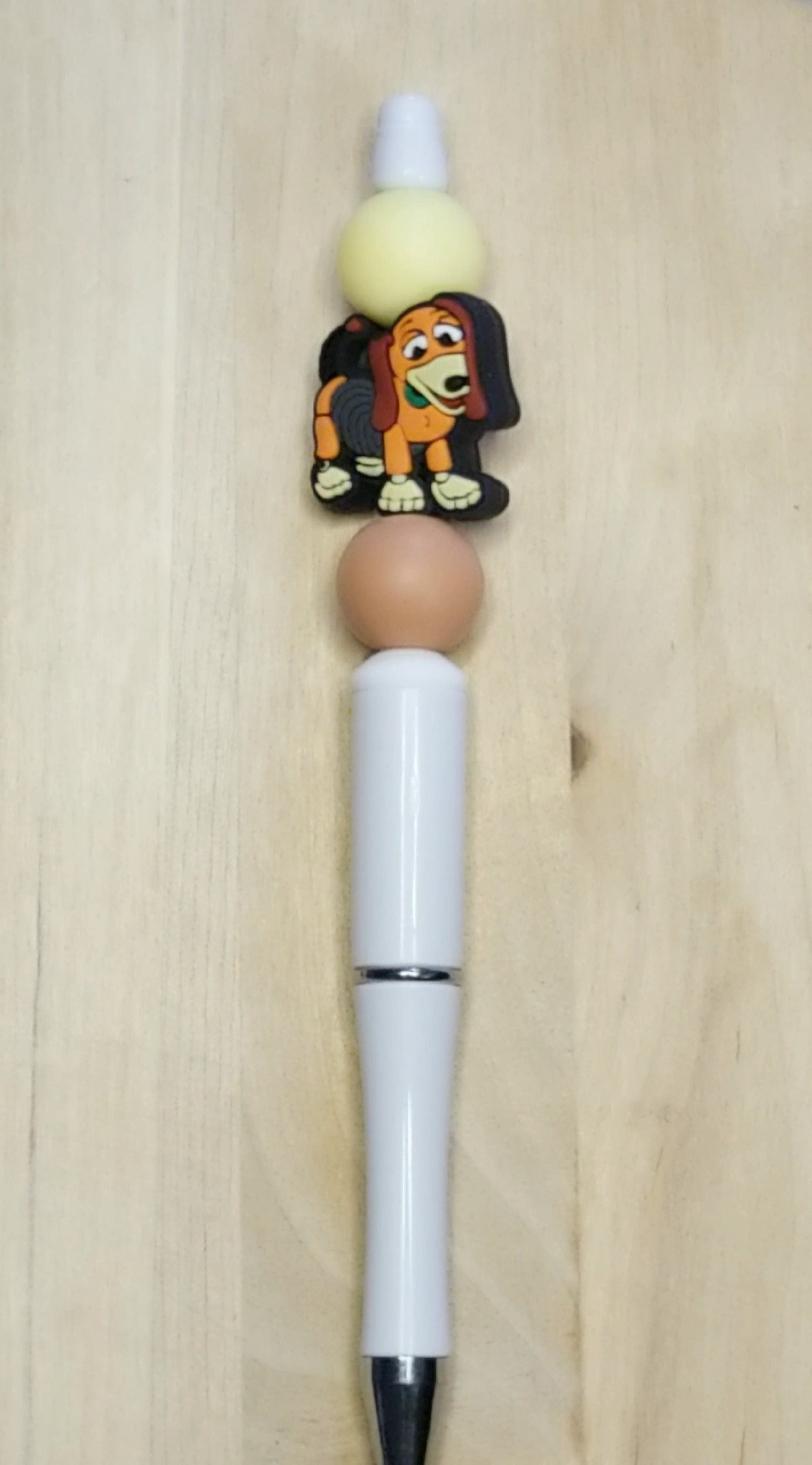 Cartoon Dog Silicone Beaded Pen