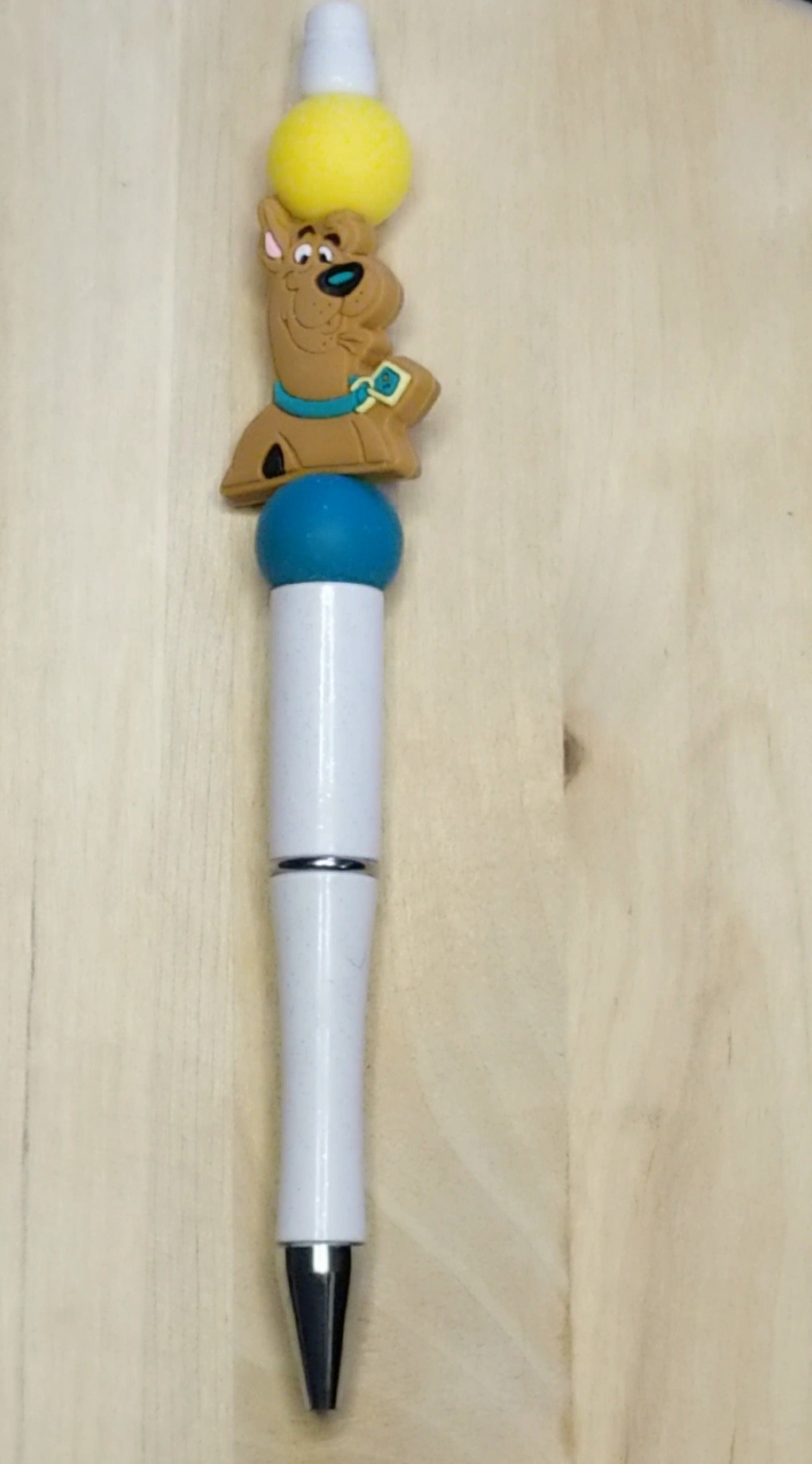 Cartoon Dog Silicone Beaded Pen