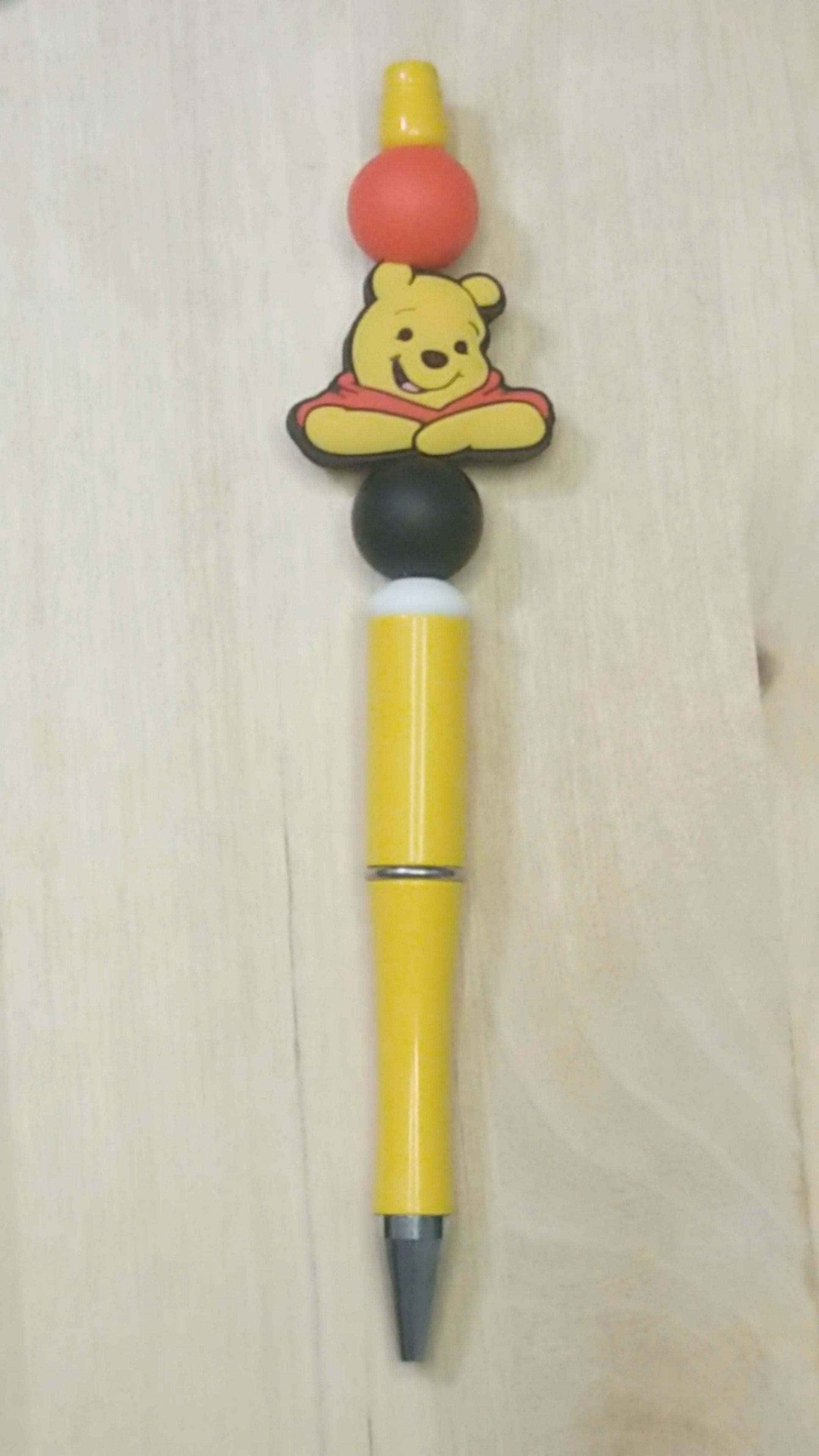 Bear Silicone Beaded Pen