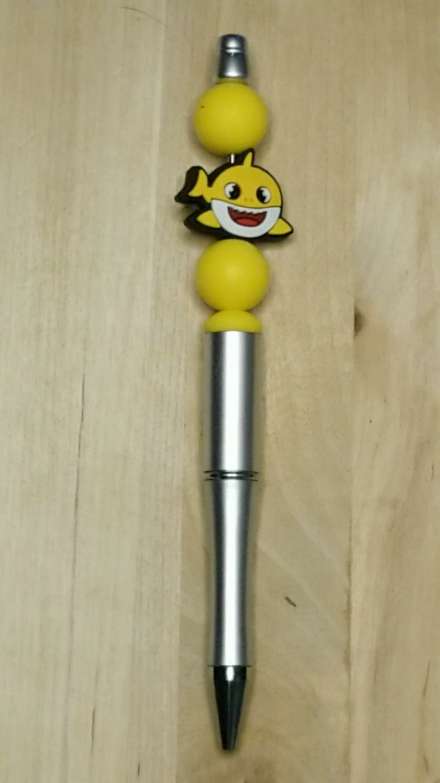 Shark Silicone Beaded Pen