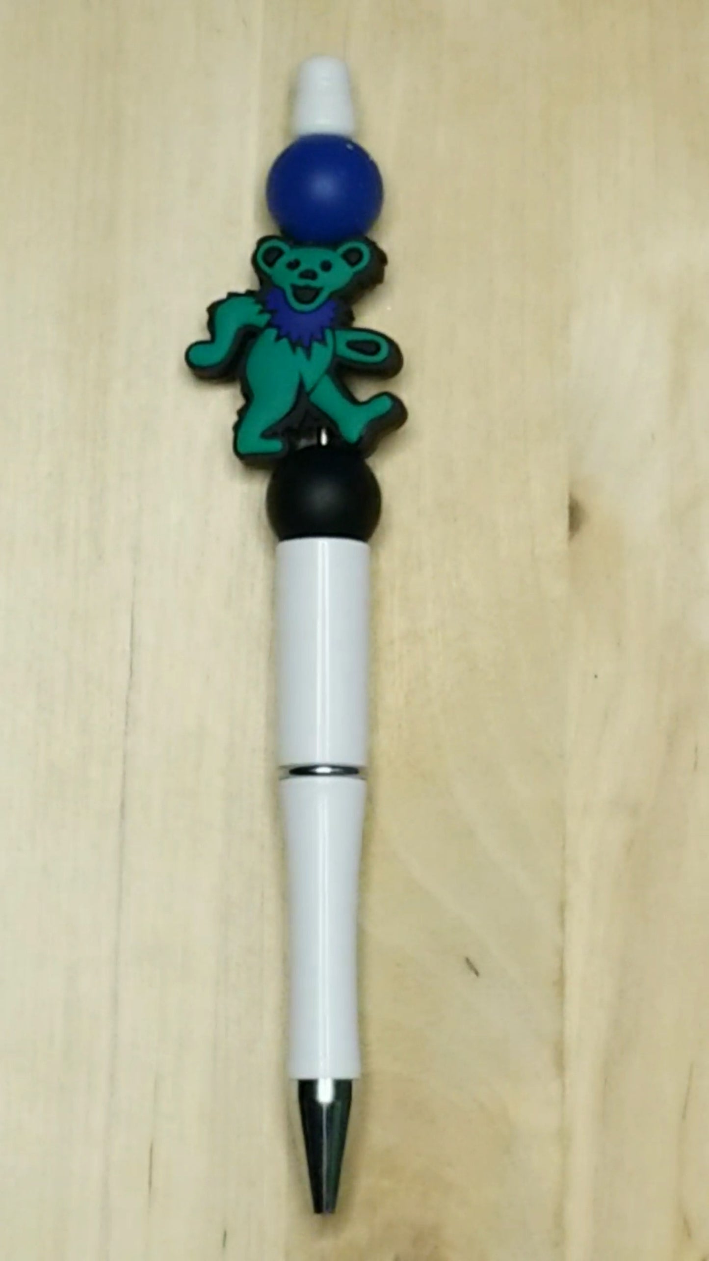 Music Bear Silicone Beaded Pen