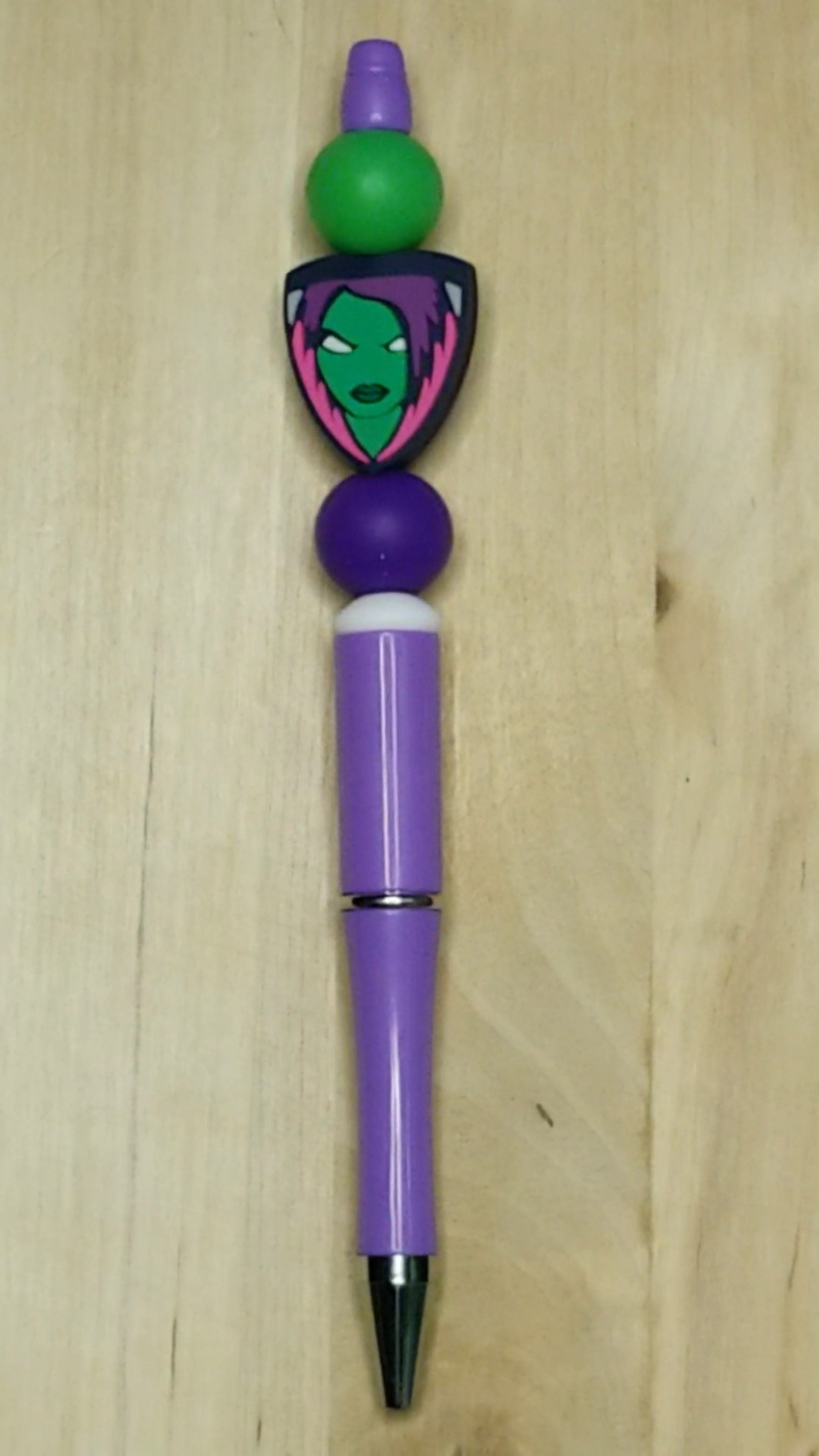 Galaxy Character Silicone Beaded Pen