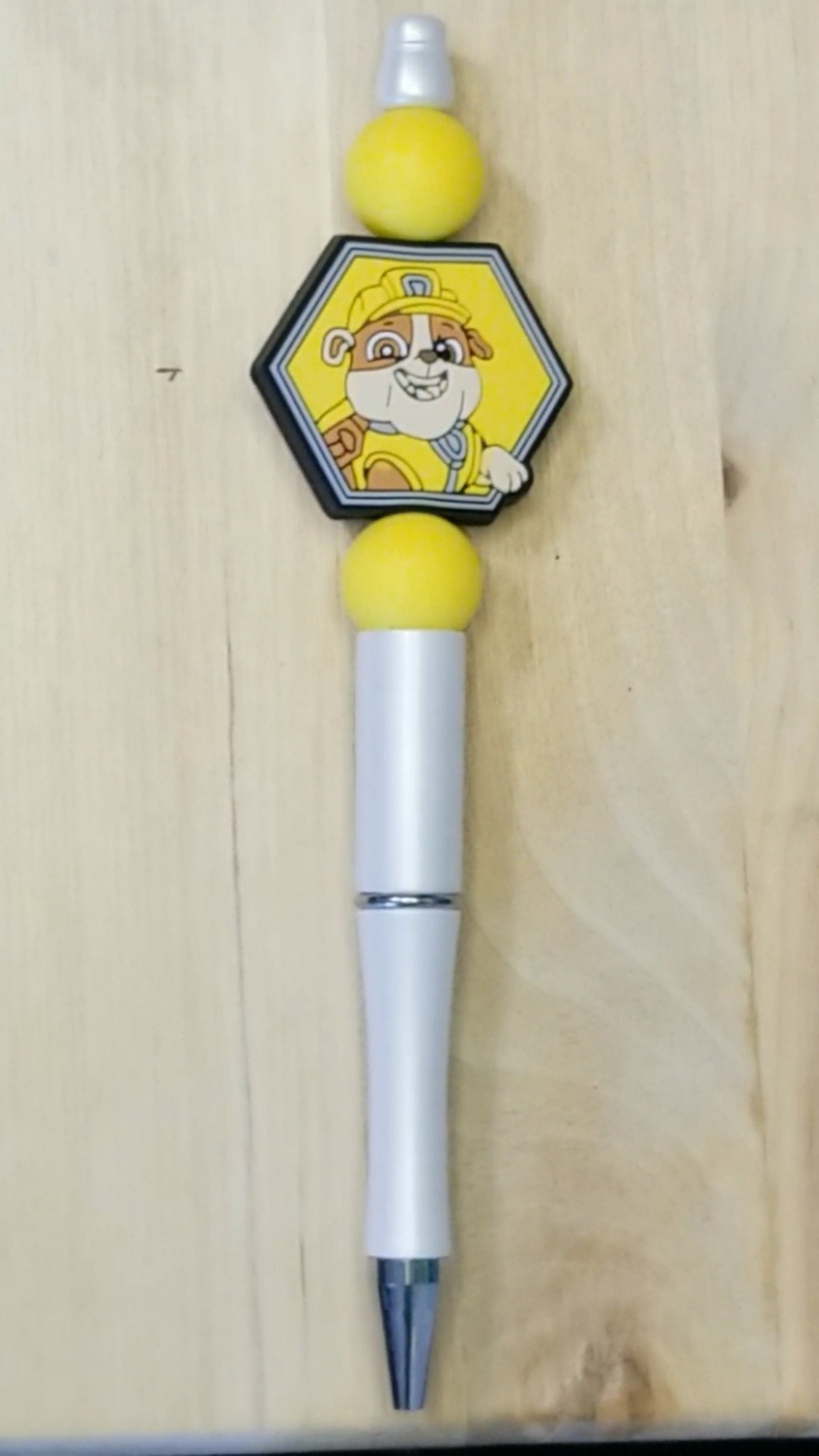 Cartoon Dog Silicone Beaded Pen