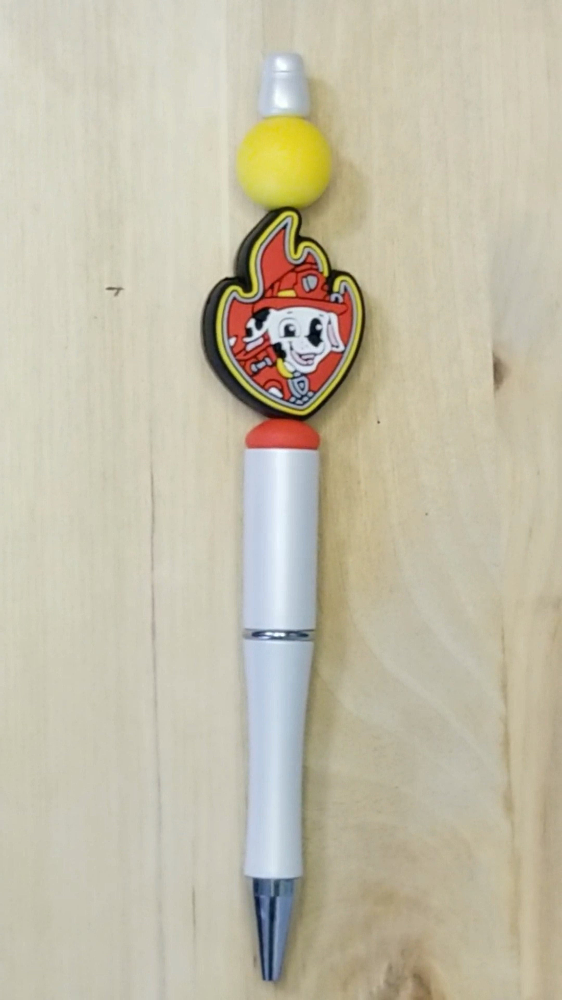 Cartoon Dog Silicone Beaded Pen