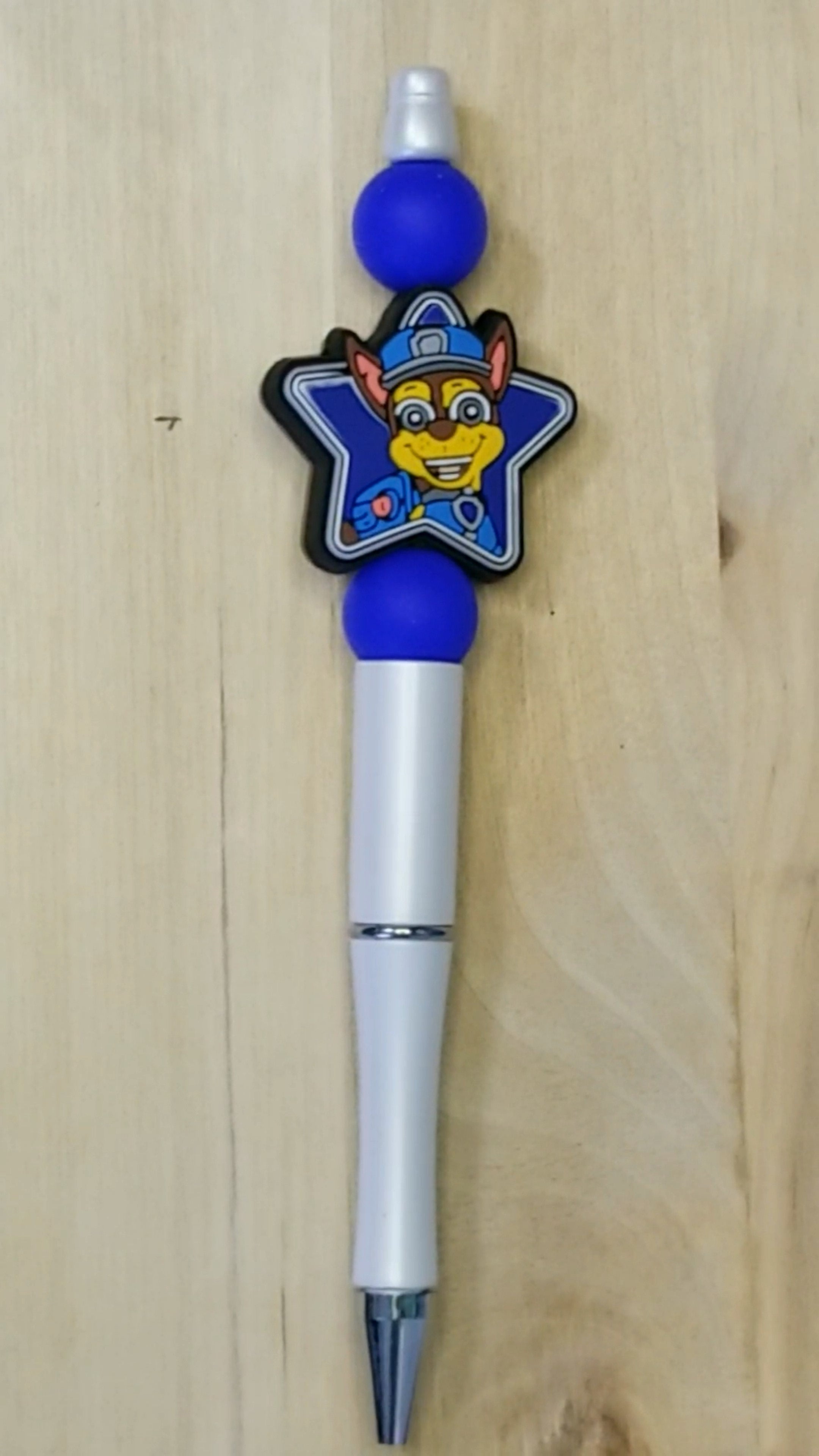 Cartoon Dog Silicone Beaded Pen
