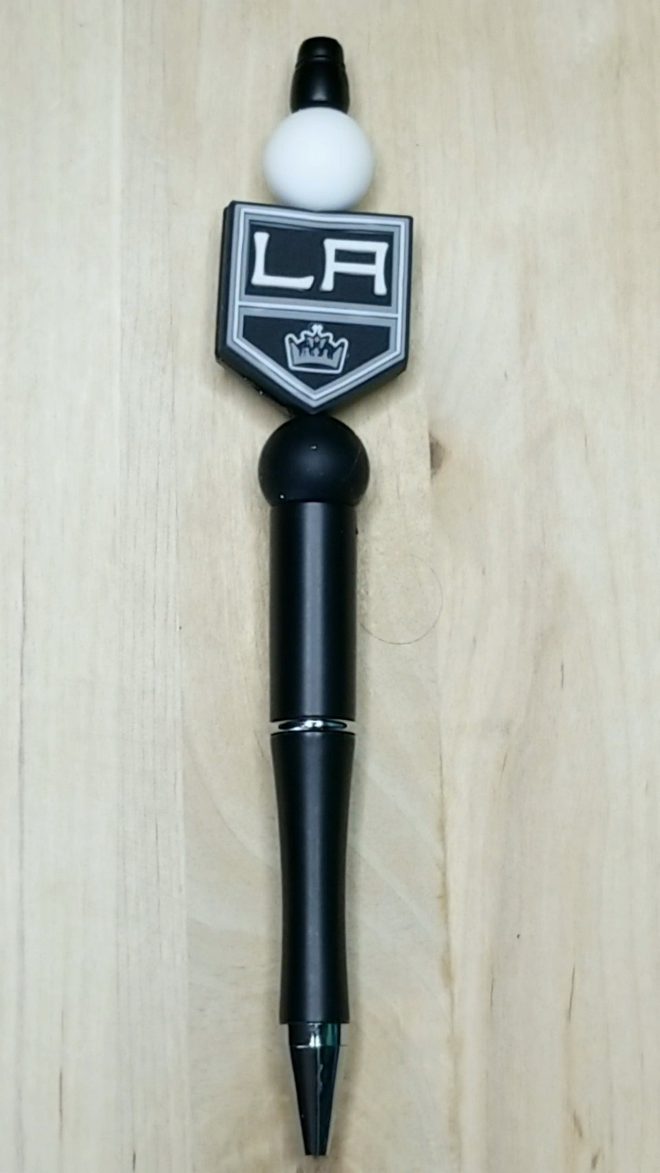 Hockey Silicone Beaded Pen