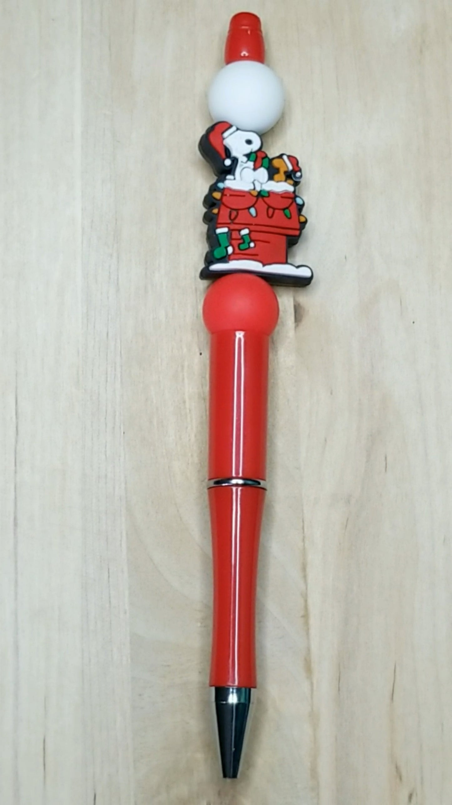 Cartoon Dog and Bird Silicone Beaded Pen