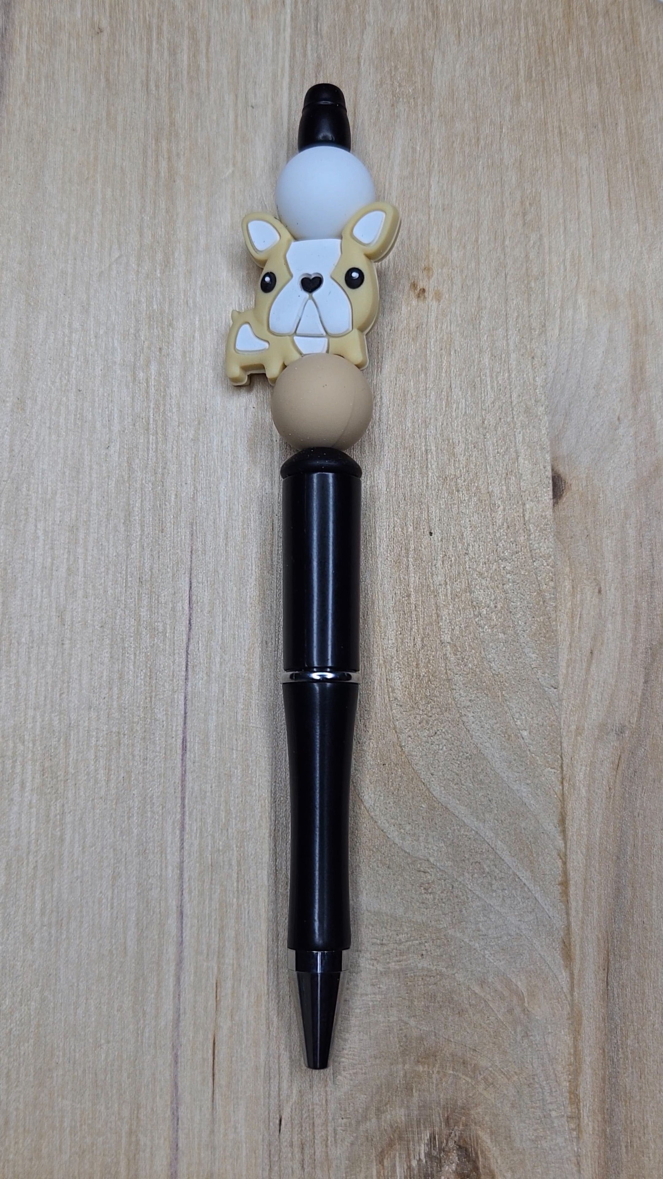 Dog Silicone Beaded Pen