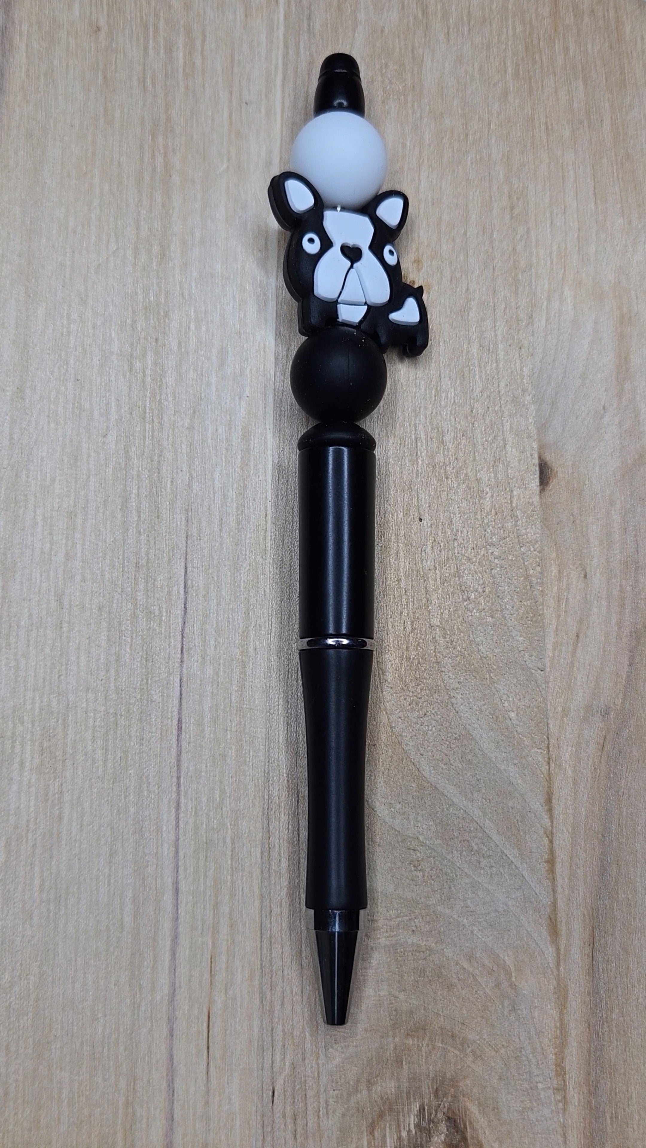 Dog Silicone Beaded Pen