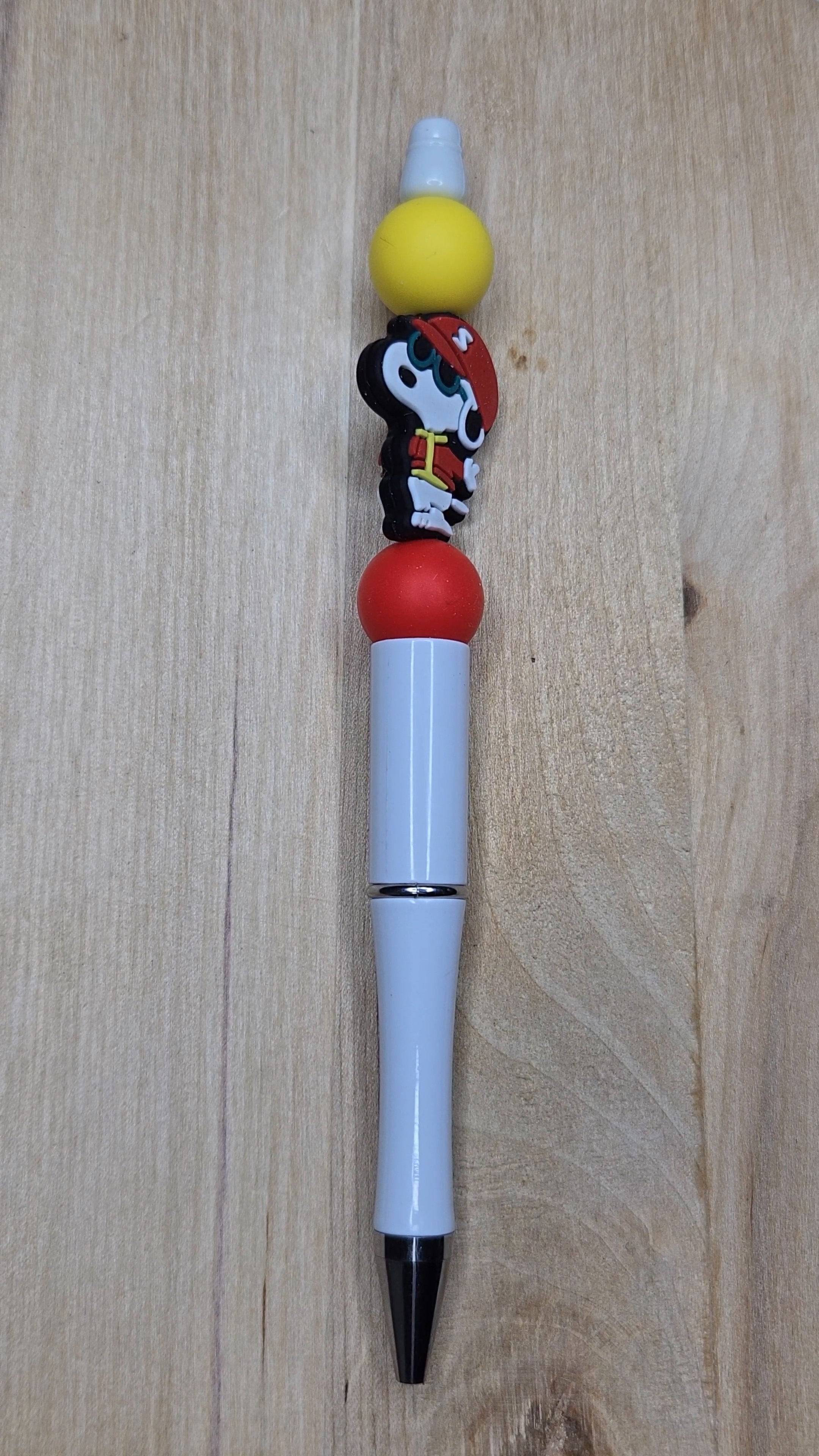 Cartoon Dog Silicone Beaded Pen