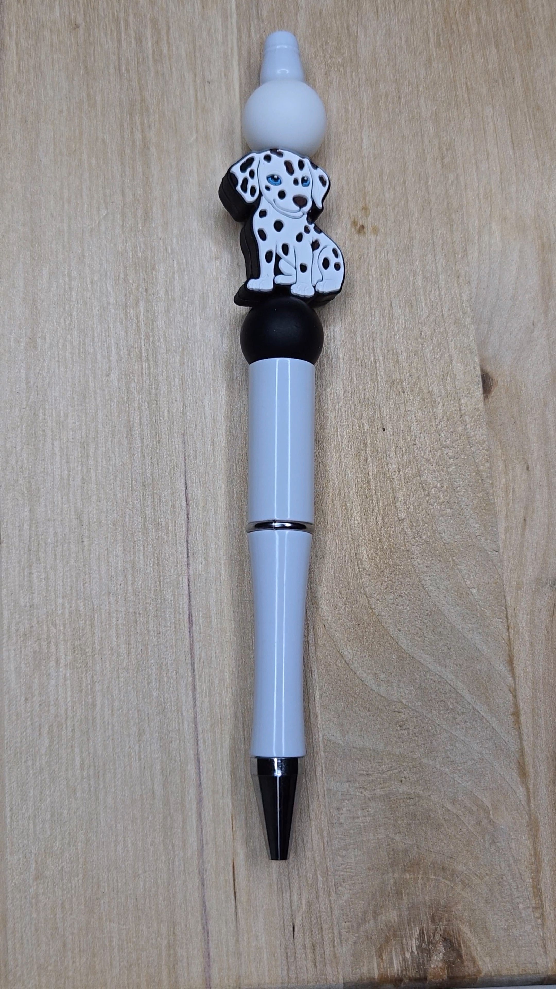 Dog Silicone Beaded Pen
