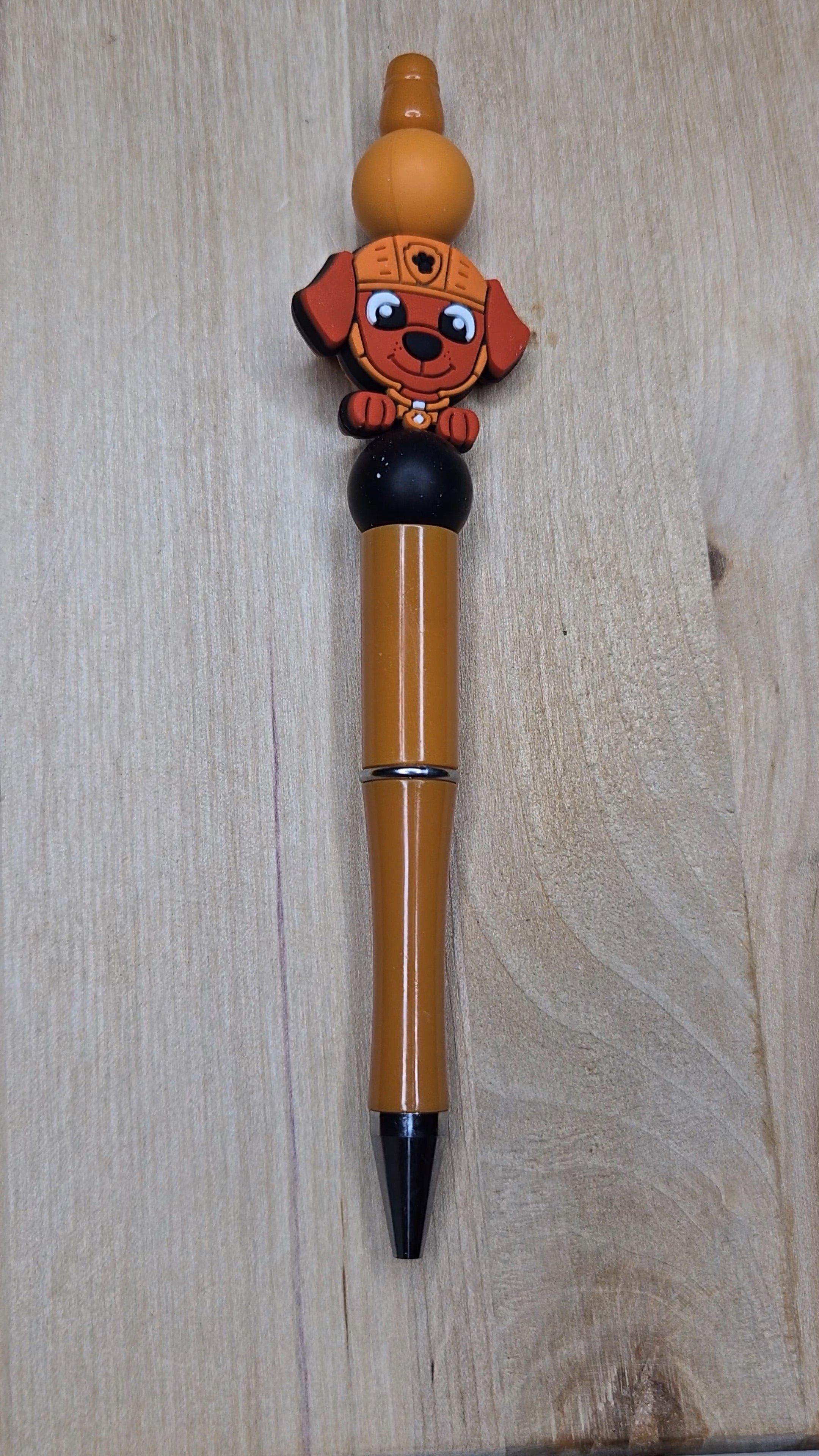Cartoon Dog Silicone Beaded Pen