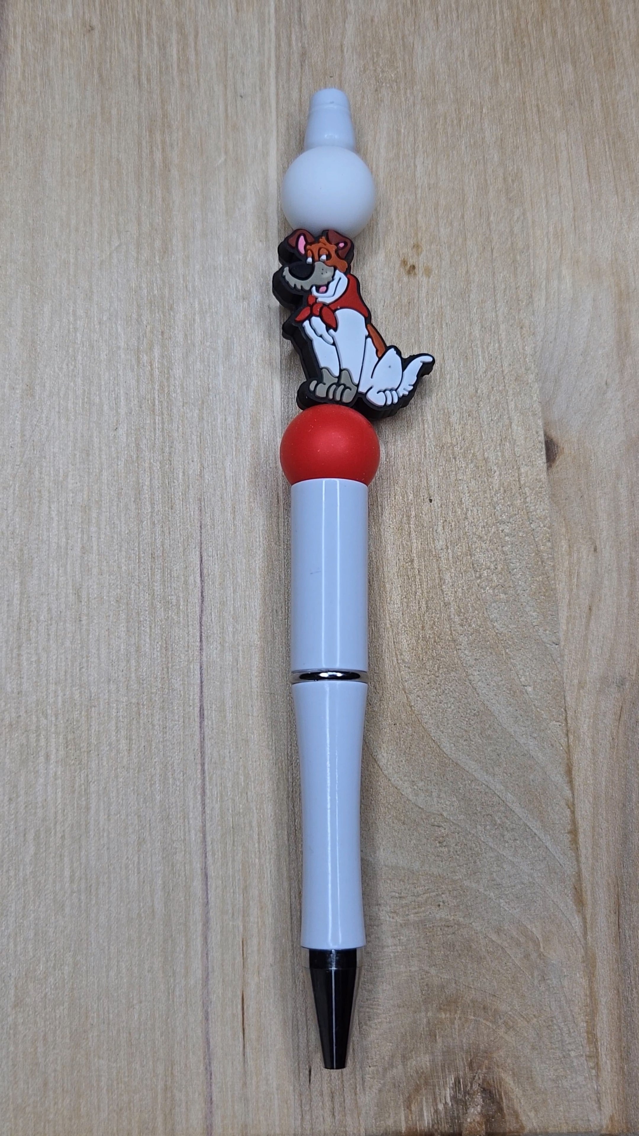 Cartoon Dog Silicone Beaded Pen