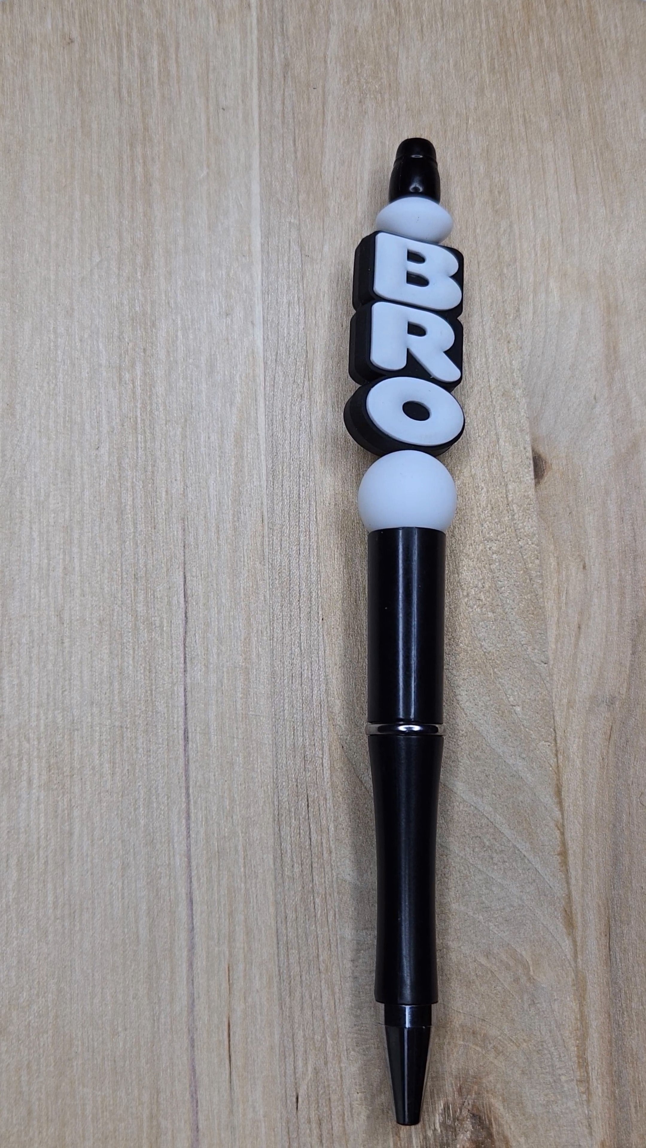 Bro Silicone Beaded Pen