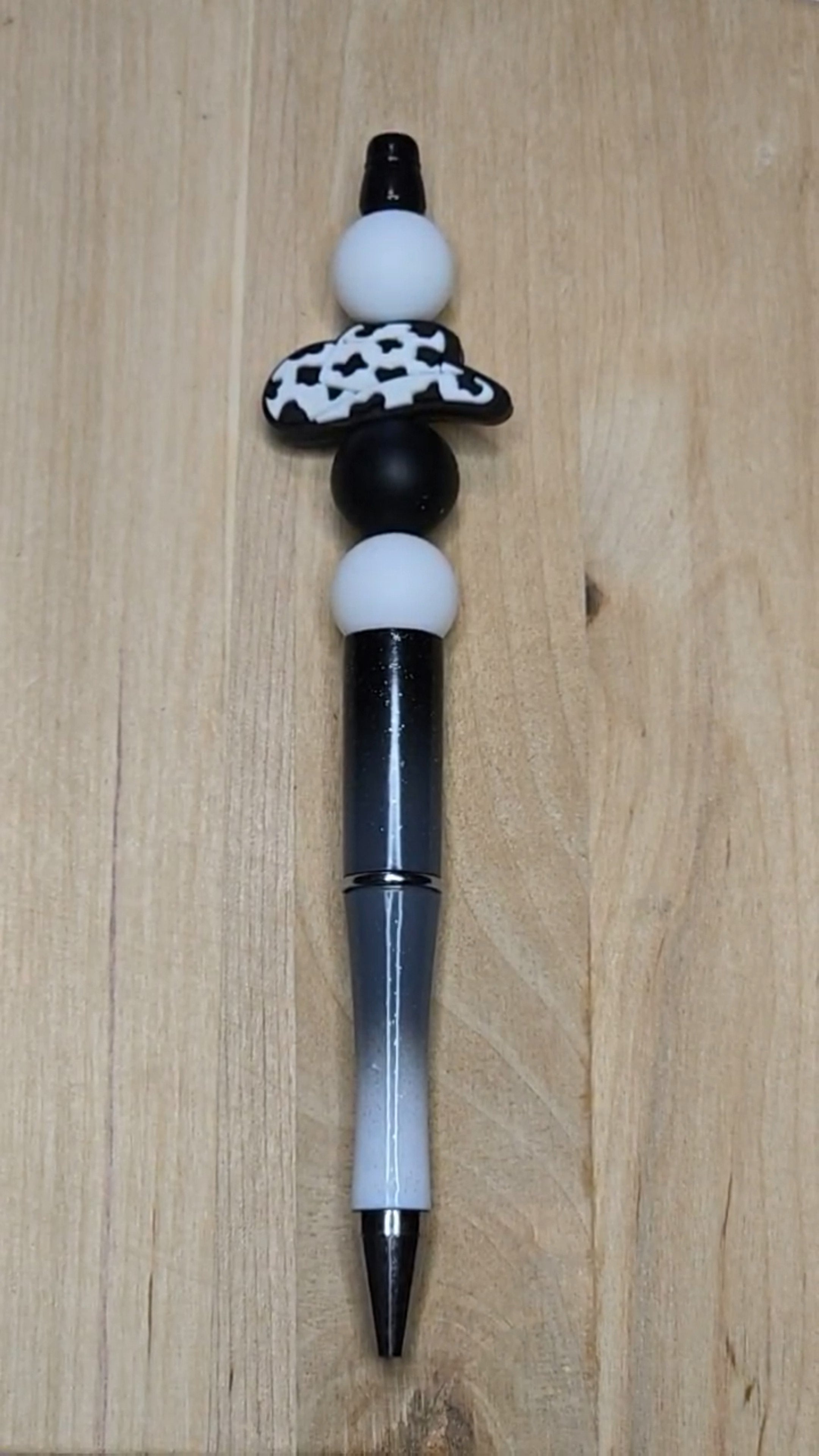 Cowboy Hat Silicone Beaded Pen