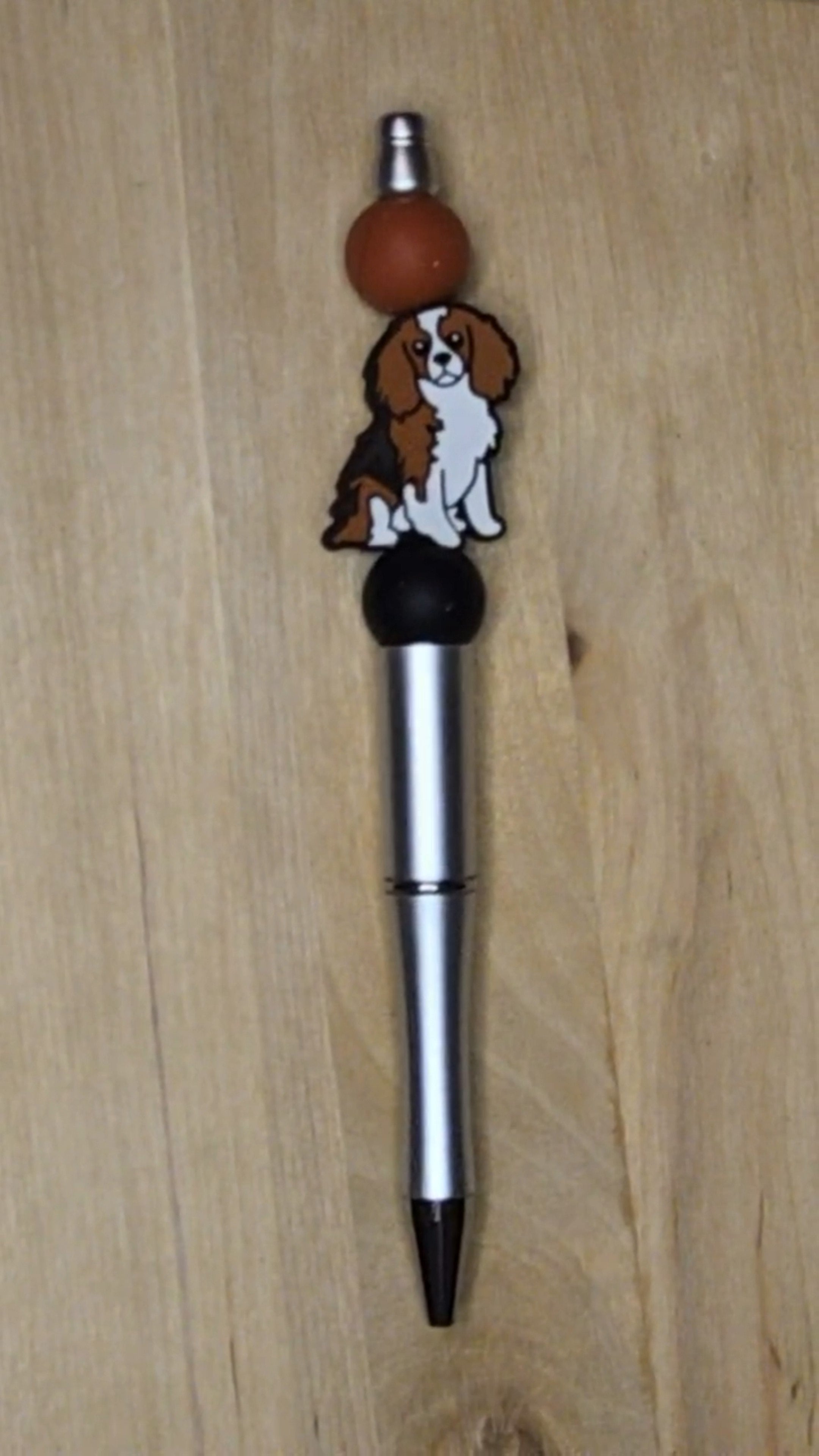 Dog Silicone Beaded Pen