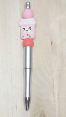 Pill Bottle Silicone Beaded Pen