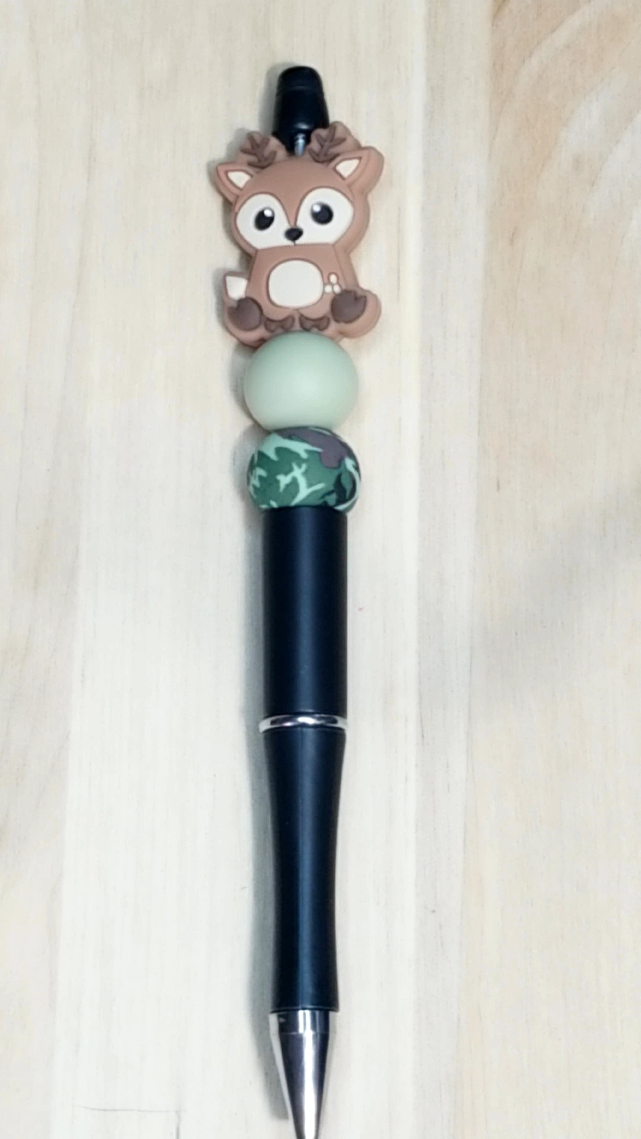 Deer Silicone Beaded Pen