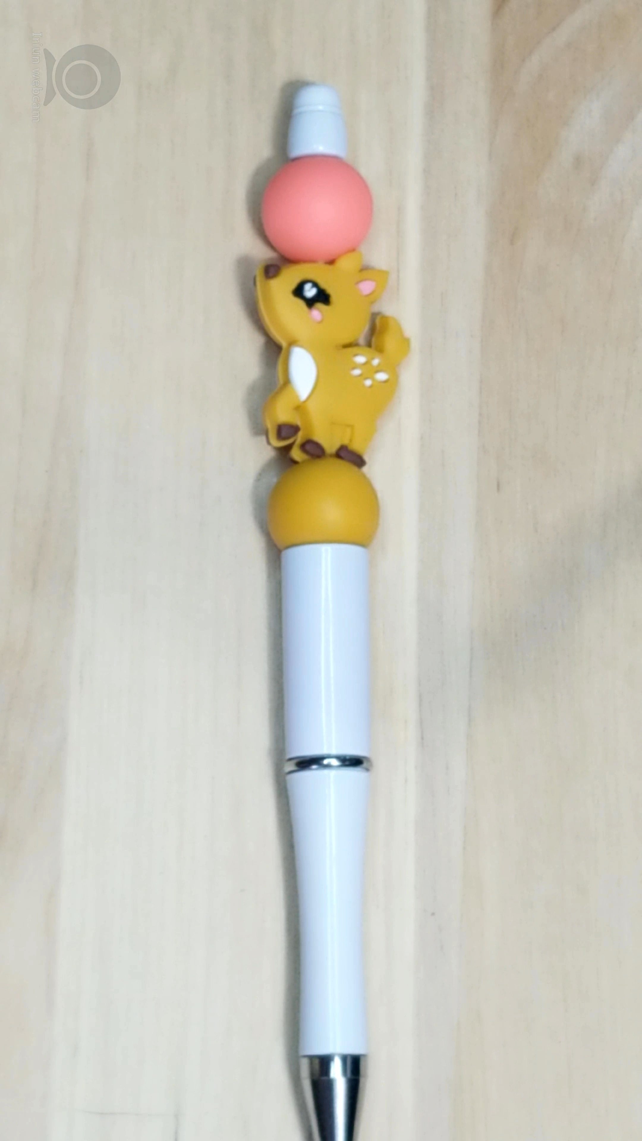 Deer Silicone Beaded Pen