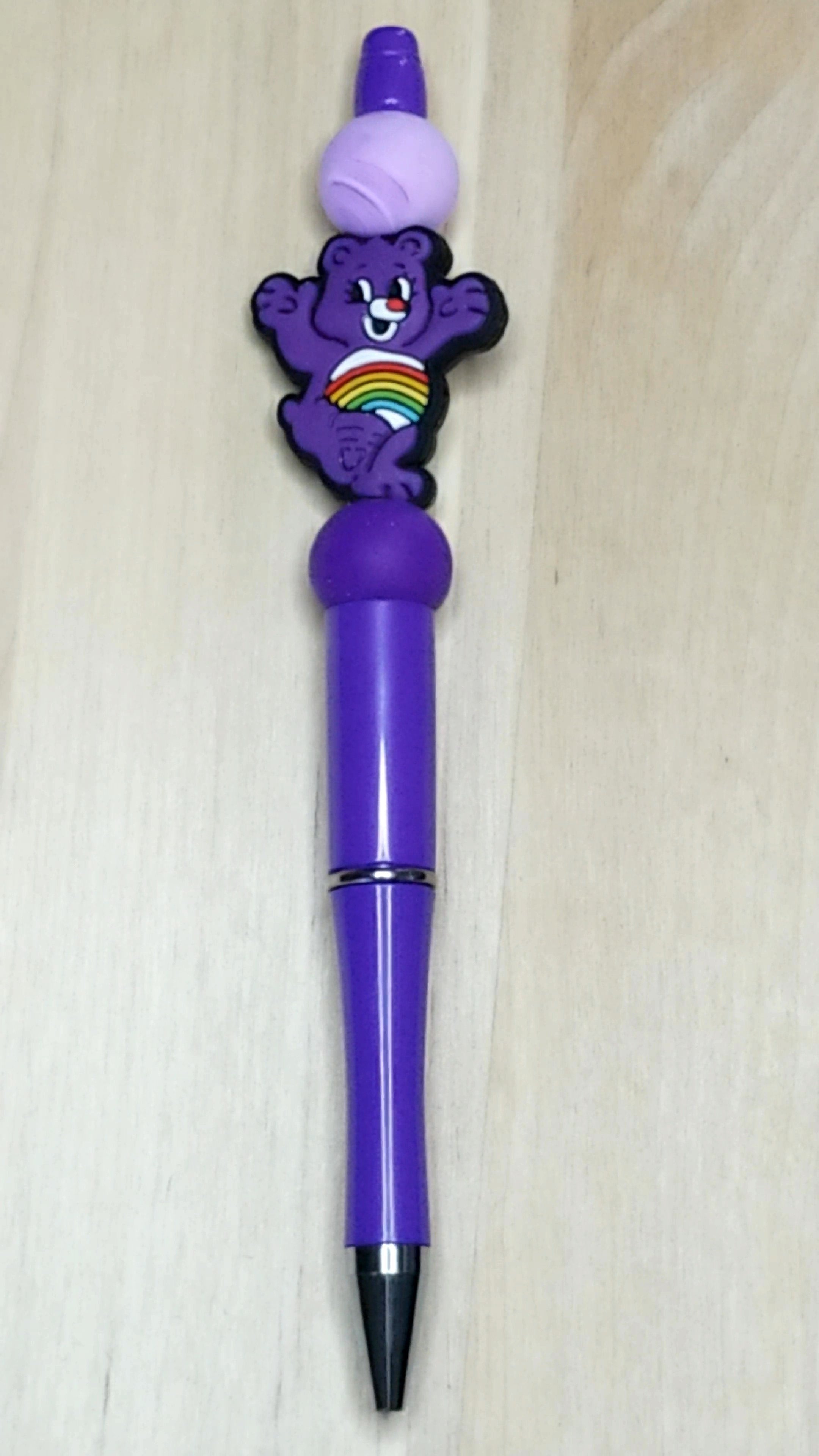 Cartoon Bear Silicone Beaded Pen