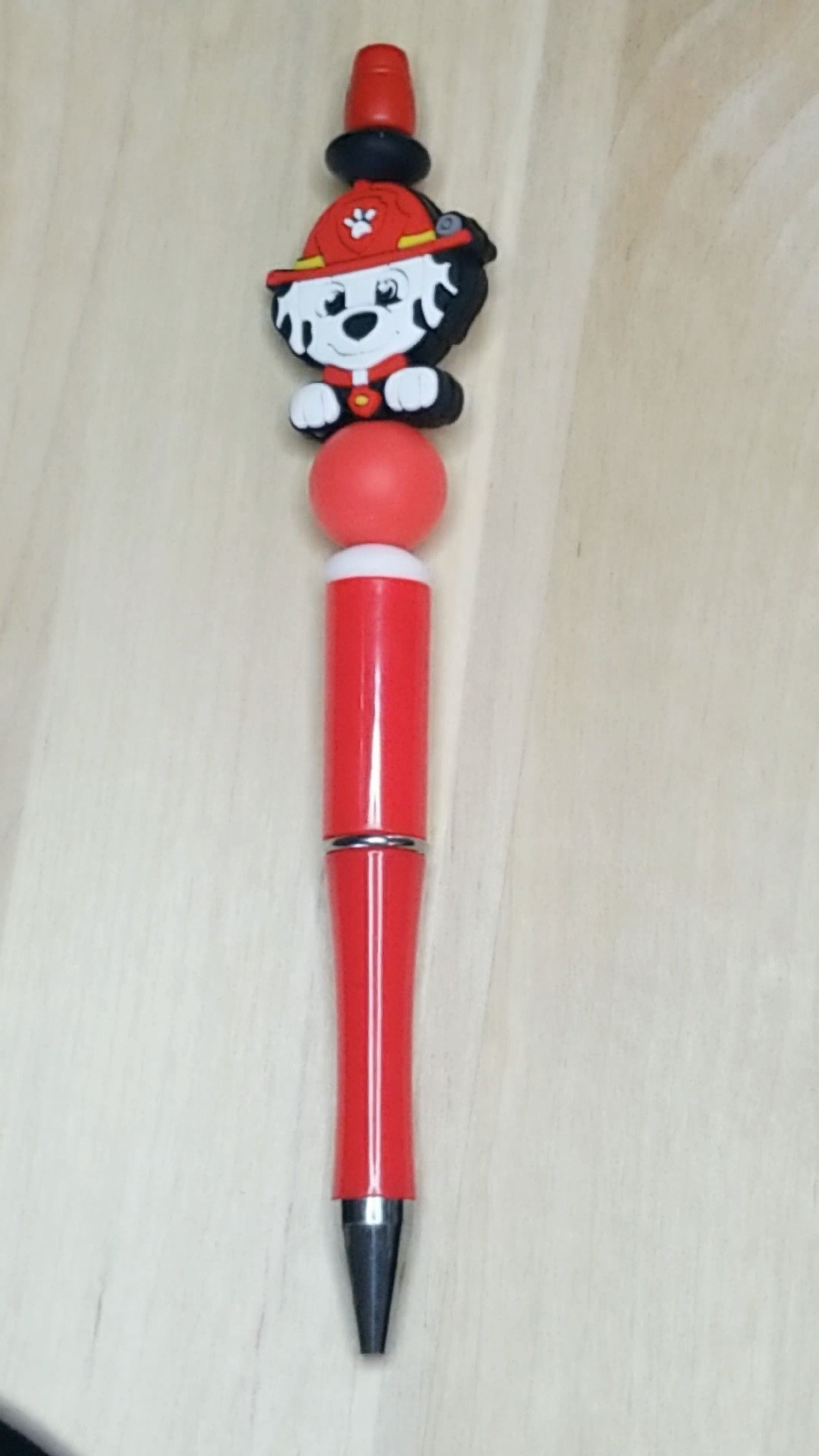 Cartoon Dog Silicone Beaded Pen