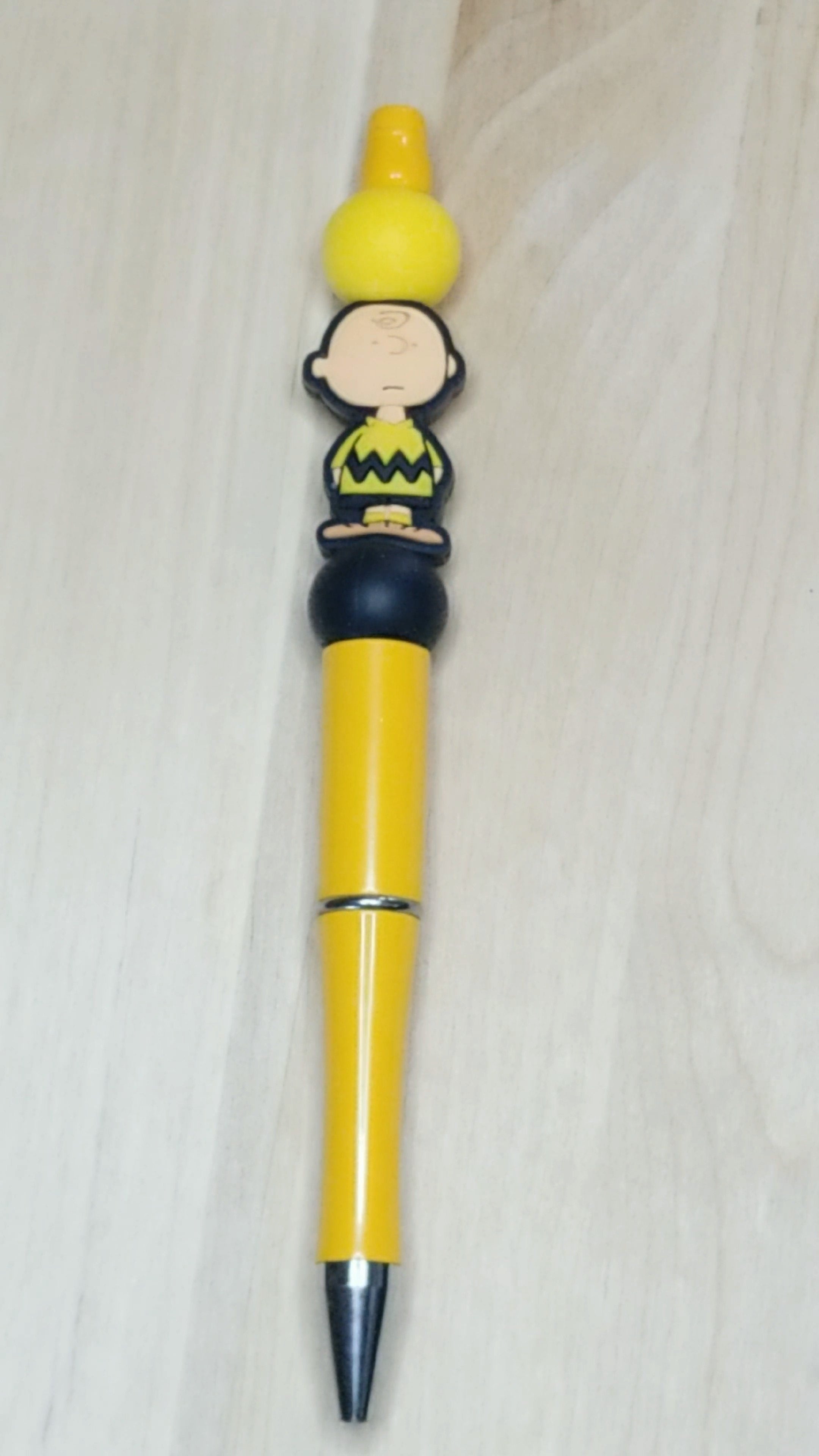 Boy Silicone Beaded Pen