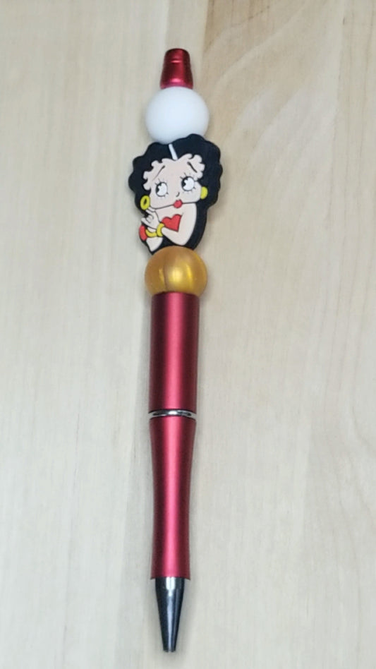 Princess Silicone Beaded Pen