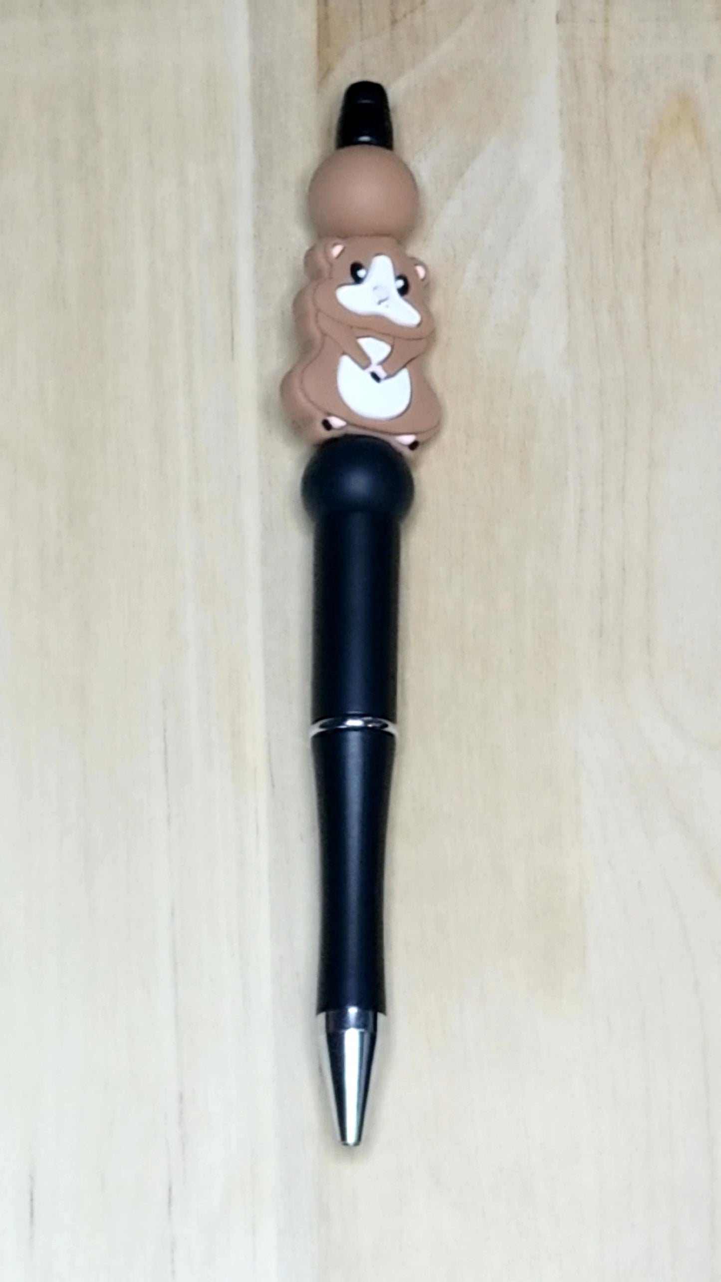 Hamster Silicone Beaded Pen
